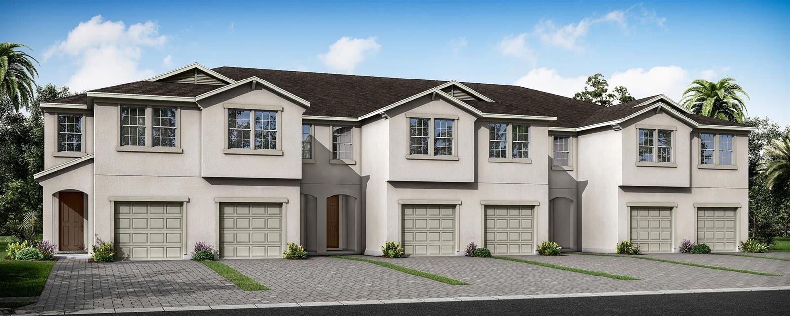 Under Construction. This thoughtfully designed Marianna townhome floor plan is a 1,667 square foot townhome. This townhome provides an open living, and spacious floor plan. This West Indies exterior elevation provides an esthetically pleasing elevation. Our designers have selected beautiful L2 Frost White Quartz countertops throughout to finish off the upgraded Level 3 Tahoe Painted Stone Cabinetry. The first floor living space will be completed with 17x17 ceramic tile 50x50 brick set. This home offers three bedrooms, two and a half baths, and a single car garage. The paver driveway is a two-car wide drive for guests or additional drivers. The lanai will be finished with pavers and a screened enclosure to promote outdoor living overlooking the pond. This floor plan boasts ample closet space and a walk-in pantry with an oversized one-car garage. At the top of the stairs there is an open 2nd floor Loft that can serve as multi use depending on the buyer's needs. All of the three bedrooms offer ample closet space and the owner's suite has additional closets as well as a spacious walk-in closet. Smart Home Tech Package is included as well. Parkview at Long Lake Ranch is a gated community with Resort Style Pool, Dog Park, and 2 playgrounds. The location of this community is just within the local Publix plaza and shops, restaurants, and Premium Outlet Mall and more! The local public schools for this community will be Oakstead Elementary School, Charles Rushe Middle School, Sunlake High School as well as local private and charter schools. Come and see why Parkview at Long Lake Ranch will be your new community today. Great incentives available for a limited time only. Incentives, pricing, dimensions and features can change at any time without notice or obligation. Photos, renderings and plans are for illustrative purposes only, and should never be relied upon and may vary from the actual home. The photos are from a furnished model home and not the home offered for sale.
