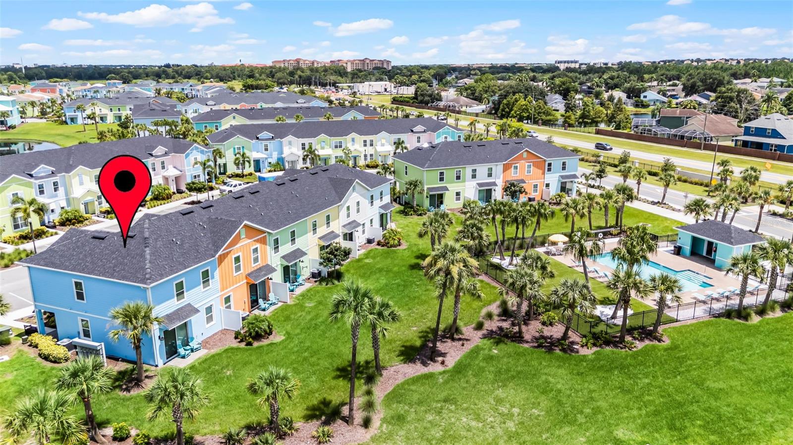 Own a Piece of Paradise at Margaritaville Resort Orlando! Welcome to 2972 Caribbean Soul Drive — a fully furnished, turnkey 4 bedroom, 3 bathroom townhouse just steps from one of the resort’s sparkling community pools! This stunning tropical retreat is designed for effortless living and unforgettable getaways, featuring bright, beachy décor, spacious open-concept living, and outdoor spaces perfect for relaxing or entertaining. Whether you're looking for a personal vacation oasis or a high-performing short-term rental, this property is ready to go from day one.
Located in the heart of the award-winning Margaritaville Resort Orlando, owners and guests enjoy world-class amenities including multiple resort-style pools, a luxurious full-service spa, fitness center, on-site bars and restaurants, live music, and endless entertainment at the walkable Sunset Walk shopping and dining district. Just minutes from Walt Disney World, Universal, and all of Central Florida’s top attractions, this location is a dream for vacationers and a smart investment for savvy buyers. Don’t miss this opportunity to own a worry-free, income-generating getaway in one of Orlando’s most desirable resort communities!