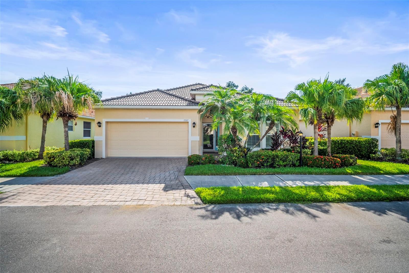 Enjoy peace of mind with a brand-new roof installed in July 2025! This immaculate 3-bedroom, 2-bath home is tucked inside the gated community of Palm Lakes, where maintenance-free living meets resort-style amenities. The neighborhood offers a sparkling pool, clubhouse, sidewalks, and a playground, creating the perfect setting for a relaxed Florida lifestyle.
Inside, the open layout features soaring ceilings, a welcoming foyer, and a split-bedroom design for added privacy. The great room flows into the dining area and a screened lanai, perfect for entertaining or unwinding by the fire pit.
The home is finished with tile floors in the main living areas, wood-look laminate in the bedrooms, and fresh interior and exterior paint. The kitchen impresses with stainless steel appliances, quartz countertops, and a sleek stainless sink. Both bathrooms have been updated with quartz surfaces and modern lighting, and crown molding adds a touch of elegance throughout.
With low monthly fees and no exterior upkeep, this home is ideal for full-time living or a seasonal getaway. Conveniently located just minutes from Sarasota, Bradenton, shopping, the airport, and top-rated schools—this is your chance to own a true Florida gem!