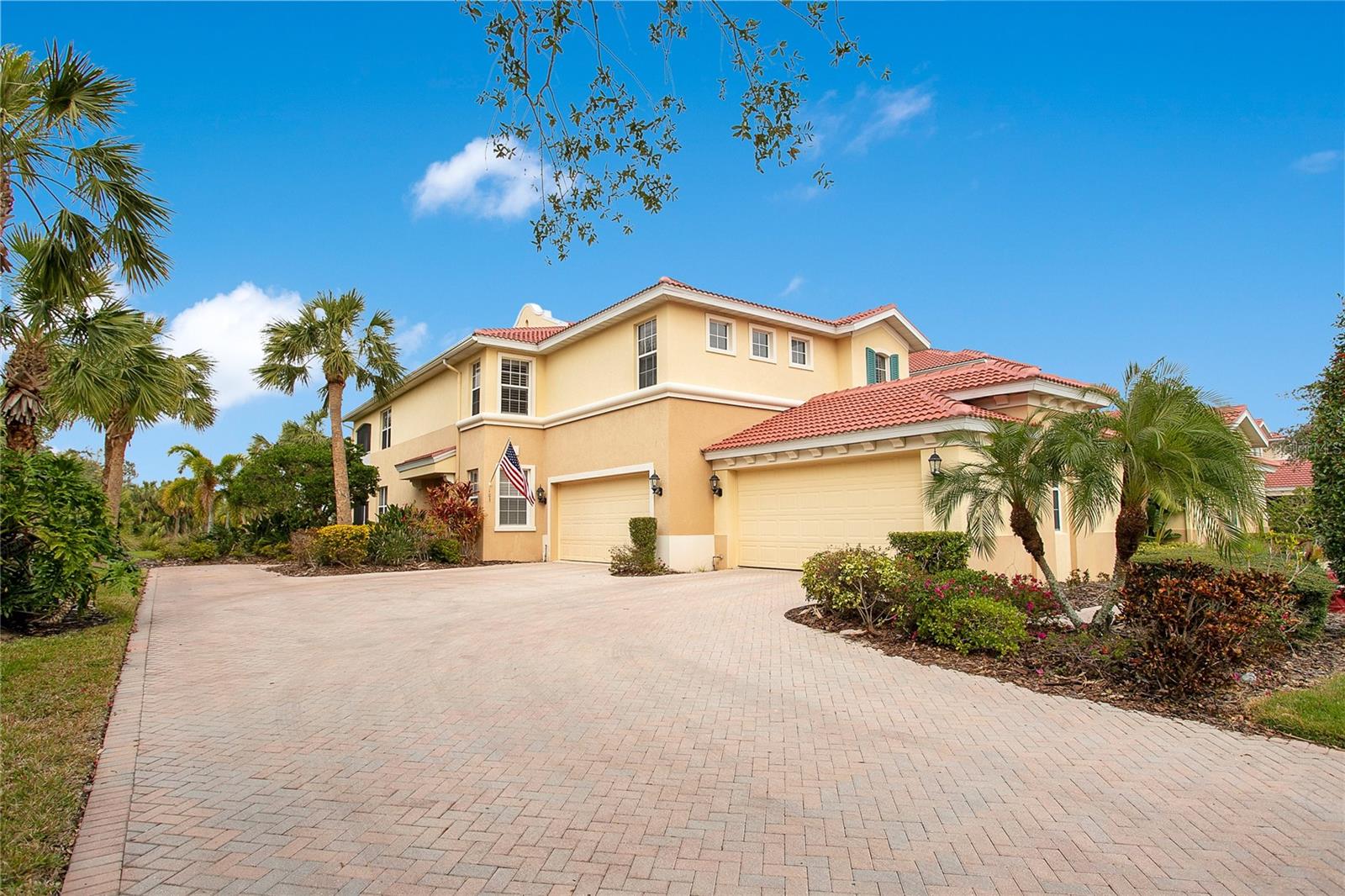 This exceptional condominium offers a stunning view of the Manatee River, situated within the renowned Waterlefe Golf and River Club. Waterlefe is an unparalleled golfing and boating community located on the Manatee River in the heart of Manatee County, Florida. The community boasts a championship-level 18-hole golf course, private marina, clubhouse with bar and restaurant, fitness center, junior Olympic pool, tiki bar, grille room (second bar and restaurant), full pro shop, professional golf instruction, and much more.
This expansive second-floor unit is among the largest available in Waterlefe and features a new roof installed in 2023, new balcony screens, and exceptional cleanliness. The oversized tiled outdoor living area provides a breathtaking view of the golf course and the Manatee River. Inside, the open floor plan integrates the kitchen, dining, and living areas and is accentuated by 12-foot ceilings. The property includes three spacious bedrooms with large walk-in closets, a separate den/office, and two full bathrooms, all encompassed within a thoughtfully designed layout.
The main living area features tile and hardwood flooring, while the kitchen is equipped with solid cherry cabinets and granite countertops, offering ample cabinet space and a pantry for extra storage. Although the current appliances are in good working order, the seller is providing a $5,000 credit towards appliances of your choice and will also assist with closing costs. We invite you to visit this remarkable property; you will be pleased with what you find.