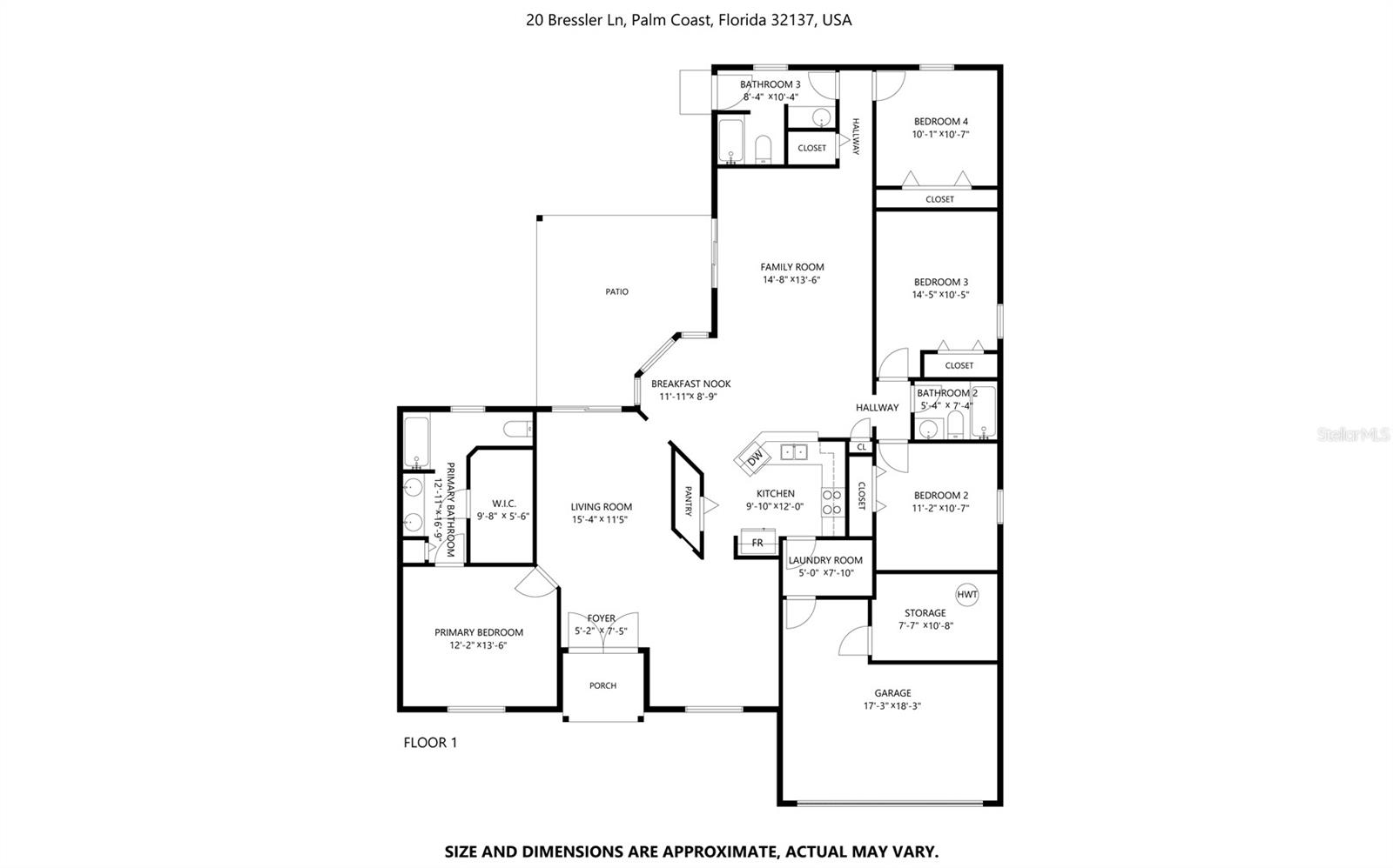 PALM COAST SEC 13 BRESSLER PRCL H BROOKSIDE PRCL P - Residential Lease