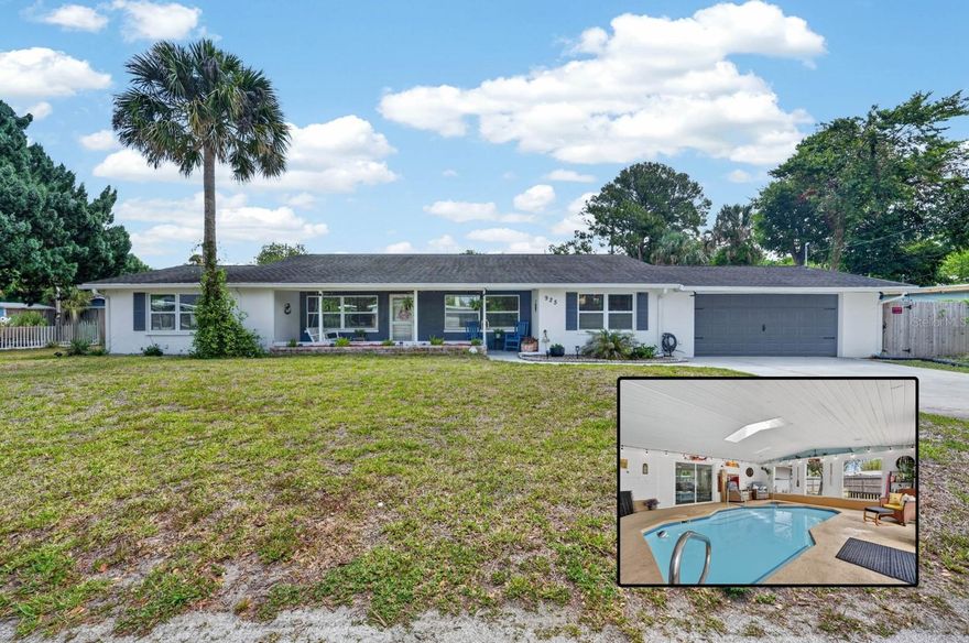One or more photo(s) has been virtually staged. Welcome home to 925 Flagler Avenue.

This Edgewater home sits on a corner lot in a great location just minutes from I-95 and a short drive to the beaches of New Smyrna Beach.

Inside you will find quartzite countertops, upgraded flooring, and several important updates including plumbing and electrical. The split floor plan offers a comfortable sense of privacy, and the multiple living areas give you flexible space for everyday living, hosting, or simply spreading out.

The main living area includes a wood burning fireplace that brings warmth and character to the home. One of the standout features is the indoor swimming pool, offering year round enjoyment no matter the season! From there, step out to a spacious backyard deck that is perfect for relaxing, grilling, or gathering with friends and family.

The home also includes an oversized two car garage with double gate access, making room for boat or RV parking as well as extra storage. The roof is approximately seven years old, and both the AC and water heater have been updated in recent years. A whole home water softener was added last year as well.

Living in Edgewater means enjoying a laid back coastal lifestyle with convenient access to the Indian River Lagoon, local parks, and nearby boat ramps. Whether you are spending the day on the water, heading to the beach, or enjoying the quieter pace of a well established community, this location offers the best of Florida living without the congestion.

This is one you won't want to miss.

Schedule a private tour today!
