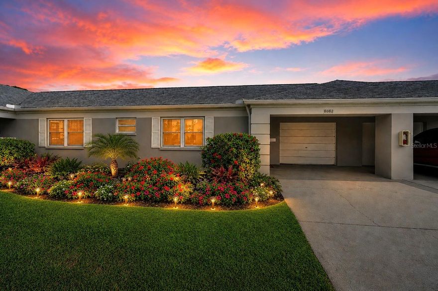 Golf & Tennis Paradise!  Welcome to this beautifully remodeled home located in an active 55+ community just minutes from some of the area’s best golf, tennis, and recreation. Perfectly positioned approximately 5 minutes from both Bardmoor Golf & Tennis Club and The Bayou Club Golf & Tennis, this home offers an ideal lifestyle for those who enjoy staying active, social, and close to premier amenities.  Inside, the property has been completely remodeled with fresh, modern finishes and a clean, move-in-ready feel throughout. The home also features an additional 225 square feet under AC, created by enclosing the back porch, giving you more comfortable living space to relax, entertain, or enjoy as a sunroom or flex area. An inside laundry area & Golf Cart Parking adds everyday convenience.  Major exterior items are covered through the HOA, offering added peace of mind. The roof was replaced in 2020 and is also part of the HOA coverage, while the exterior is scheduled to be painted this year as part of the community’s maintenance plan.
Enjoy low-maintenance living with no flood insurance requirement and no special assessments. The monthly HOA fee is $639 and includes an impressive list of services: Cable TV, Internet, Water, Sewer, Trash, Common Area Taxes, Community Pool, Pool Maintenance, Recreational Facilities, Insurance, Exterior Maintenance, Grounds Maintenance, and Manager.  With a full remodel, expanded under-air living space, inside laundry, strong HOA coverage, and a prime location near golf, tennis, community activities, shopping, dining, beaches and recreation, this home is a standout opportunity in one of Seminole’s desirable active adult communities. The HOA has confirmed plans to replace sod once the SWFWMD water restrictions have been lifted.