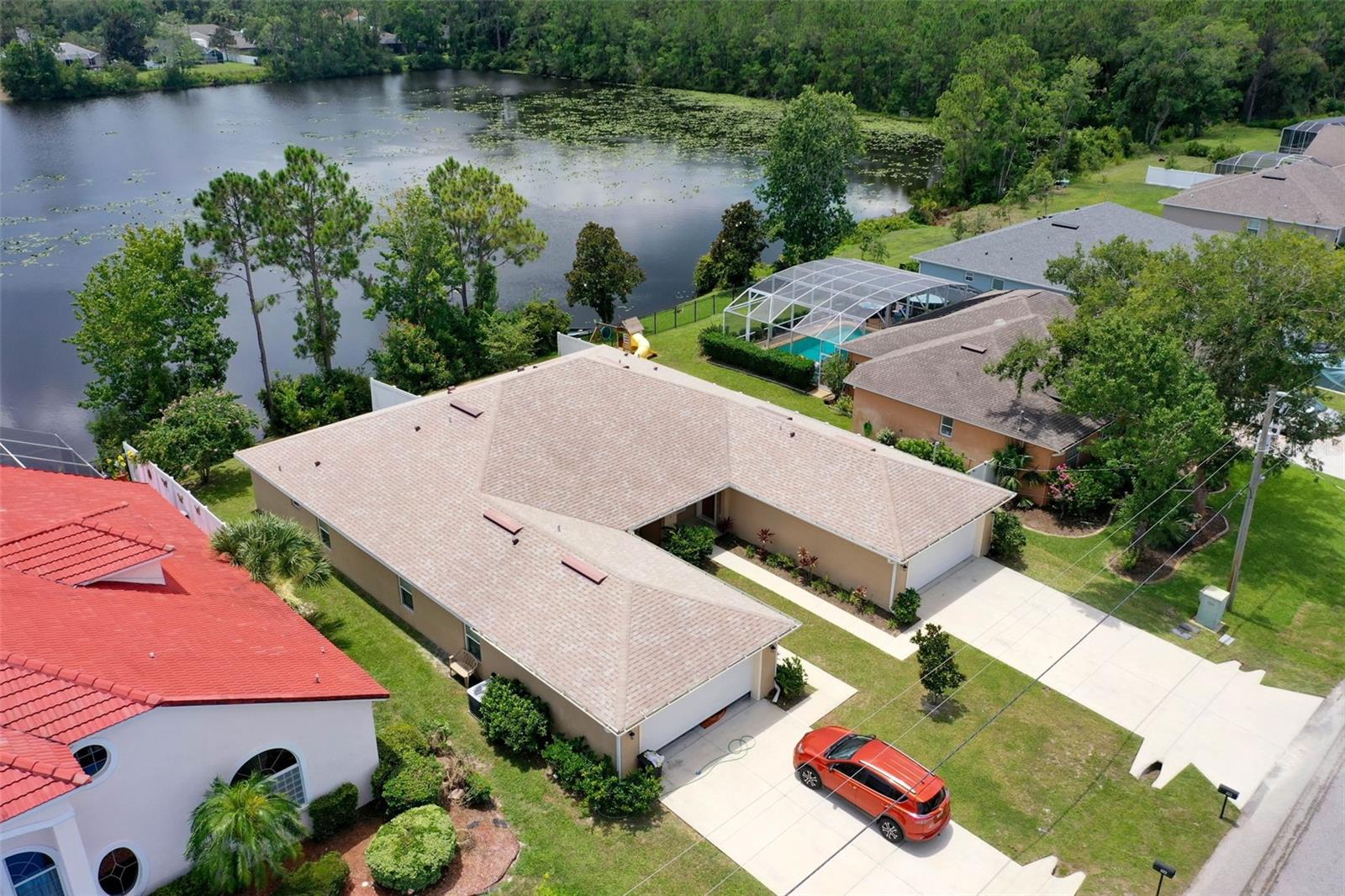 INVESTOR OPPORTUNITY – Spacious Duplex on Pond with Dock Potential!
Unlock the potential of this high-demand duplex featuring the large Patterson floorplan by SeaGate Homes for multi-family living. With 4 bedrooms, 2 bathrooms, and a 2 car garage on each side of the duplex, this property is ideal for maximizing rental income, house-hacking, or multi-generational living. Unit A and B feature volume ceilings, tile flooring through the main living areas, granite countertops, rich wood cabinetry, and beautifully tiled bathrooms — quality finishes that add long-term value and attract discerning tenants or buyers. Unit B has new luxury plank flooring in all bedrooms.
Situated on a scenic pond with the option to build a private dock, this property offers added appeal for tenants or future buyers who enjoy kayaking, fishing, or relaxing by the water—an attractive feature in today’s market.
Located in a growing area close to shopping, dining, schools, and just a short drive to the beaches, historic St. Augustine, and vibrant Daytona Beach, this property checks all the boxes for location, lifestyle, and long-term value.
Whether you're expanding your rental portfolio or seeking a smart live-in investment, this well-built duplex delivers on space, location, and upside potential.
This home qualifies for HUGE lender incentives for qualified buyers. Call or text for more information.