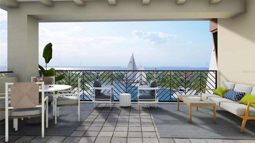 Under Construction. One or more photo(s) has been virtually staged. Under Construction. BOATERS DELIGHT! QUIET COVE is a beautiful luxury condominium where owners can have a 50-foot boat slip with easy access to Tampa Bay and the Gulf of Mexico!! This stunning new gated community is on the Islands of Tierra Verde and consists of eight elegantly designed residences. Two per floor! There are four bedrooms and three and half bathrooms with 3,126 square feet of living space. Along with the boat slip, you will have a two-car garage pre-wired for an electric charging station AND an acclimatized storage room in the carriage house up front! Quiet Cove is located on one of the larger canals in Tierra Verde with quick access to Tampa Bay and the deep-water fishing of the Gulf of Mexico. Step into the elevator and arrive at your private, double door foyer with soaring finished ceilings and high-quality, wood grain luxury vinyl floors. The spacious kitchen and dining room area is perfect for entertaining. The kitchen features top of the line GE Monogram appliances including an Aga Mercury range, beautiful waterfall edge with quartz countertops and a LARGE walk-in pantry with solid wood finish. Relax and unwind in your owner’s retreat graced with exceptional water view and a large walk-in closet. The master bathroom features dual sinks, a walk-in shower, a stand-alone soaking tub. Enjoy the breathtaking sunrises on your balcony overlooking the water and your boat! Luxury amenities include heated saltwater pool and spa, furnished outdoor lanai with fireplace and covered barbeque grill including an outdoor kitchen. The Islands of Tierra Verde are ISLAND PARADISE! Enjoy endless opportunities for boating, fishing, paddleboarding, kayaking, and leisurely bike rides along the Pinellas bike trail. The islands also have recreational facilities for tennis and pickle ball! Golf enthusiast? Choose from an array of courses available, including the Isla Del Sol Yacht and Country Club. Tierra Verde is ideally situated just minutes away from I-275, St. Pete Beach, Pass a Grille, the Skyway Bridge, renowned Ft DeSoto Park, and the sugary sands of top-rated beaches. Tierra Verde offers the best of both worlds - just a 15-minute drive from Downtown St. Pete, with museums, popular restaurants, and luxury shopping. And to top it off, Tampa Bay International Airport is only 30 minutes away. Call today for your tour. Anticipated completion Q2 - 2024.