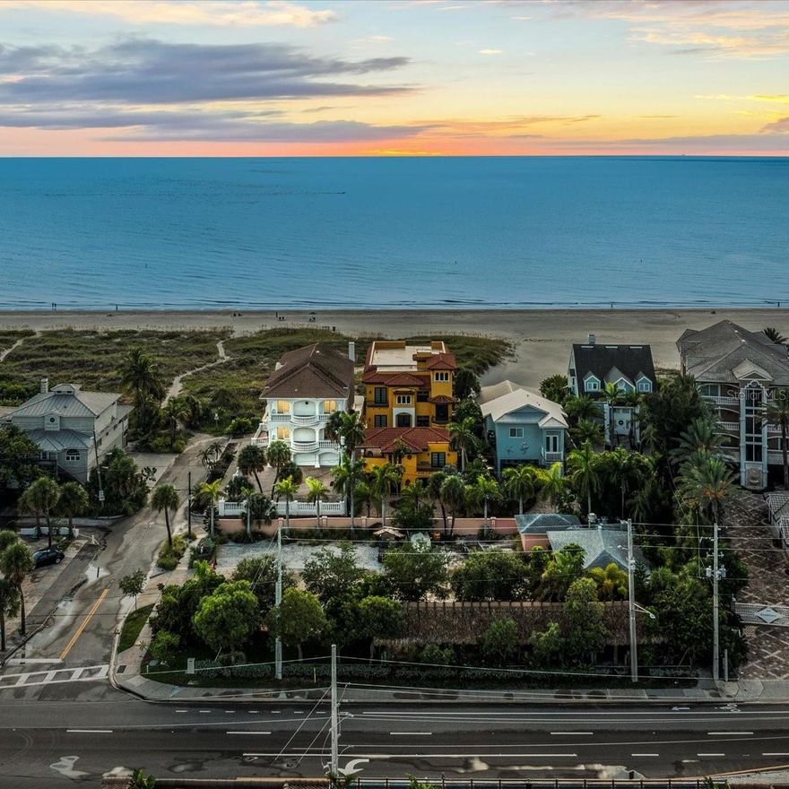 Once in lifetime opportunity to own a commercial-residential possibility lot in the heart of St Pete beach. Located On St Pete Beach Gulf Blvd  between the iconic Don Cesar And Tradewinds resort, location does not get better than this. This oversized lot with commercial business has renovated Patio area, and space for a commercial business formally Smileys Snack Shack. There is also residential opportunity here, the possibilities are endless so  please call for more detailed information on this amazing Gulfside parcel