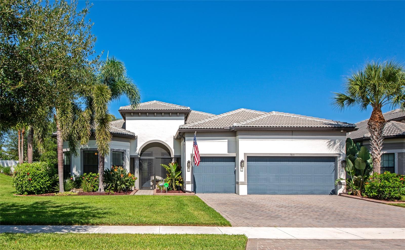 Welcome to 7801 Grande Shores Dr, a stunning residence tucked within the sought-after Shoreview community in Lakewood Ranch—the #1 master-planned community in the U.S. This meticulously maintained home offers the perfect blend of luxury, comfort, and convenience in one of Sarasota’s most vibrant and amenity-rich neighborhoods.
Step inside to discover an open-concept floorplan that flows seamlessly, ideal for entertaining or everyday living. Enjoy your own private retreat with a heated pool and spa, beautifully landscaped yard, hurricane shutters, a whole-home water filtration system, and an oversized walk-in closet in the primary suite that adds functionality and style.
Life in Shoreview means access to world-class amenities including a clubhouse, resort-style pool, state-of-the-art fitness center, tennis courts, four pickleball courts, fire pits, a barefoot bar, beach area, dog park, and expanded sidewalks perfect for evening strolls. There’s also water access, a private dock, and scenic walking trails throughout the community.
Just minutes away is the award-winning Waterside Place, home to over 10+ restaurants, 25+ retail shops, a splash pad, volleyball courts, playgrounds, and Florida’s #1-rated farmer’s market. It’s all just outside your door, with endless opportunities to dine, shop, and connect with the community.
Whether you're relaxing at home or out enjoying the vibrant lifestyle that surrounds you, 7801 Grande Shores Dr delivers the best of Sarasota living. Don’t miss your opportunity to call this exceptional property home—schedule your private showing today.