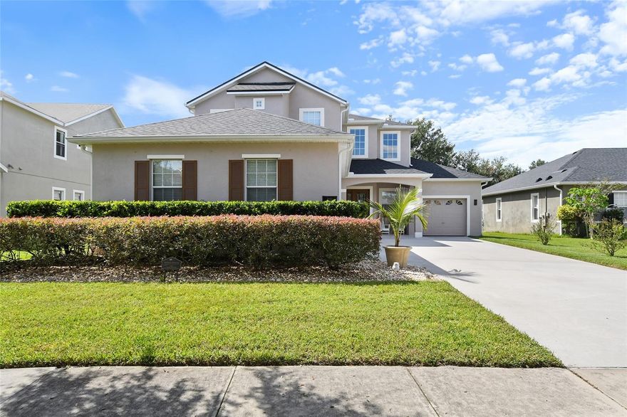 Absolutely stunning and meticulously renovated, this 4-bedroom, 4-bath pool home with water views, located in the sought-after Windermere School District, boasts over 3000 square feet of pure luxury. Nestled on a beautifully landscaped oversized lot, this home is a true masterpiece of classic architectural charm, fully updated and modernized in 2021.The extensive renovation encompassed every facet of this home, ensuring a level of sophistication and comfort that is unparalleled. The renovation began with a brand-NEW ROOF and AC UNITS, providing you with peace of mind and energy efficiency. Enjoy the beauty and durability of new engineered hardwood and tile flooring throughout the first floor. Soak up the luxury of ALL four bathrooms having been completely redone: note the floor-to-ceiling shower tile, modern vanities, new plumbing fixtures, toilets(2 Bathrooms with Toto Washlet Bidet Toilets), and showers finished in sleek glass enclosures. On the main floor you will enjoy a generously sized living room, dining room, flex room with adjacent full bath as well as a gourmet Kitchen/Great Room combo. The heart of this home, combined great room also fully remodeled in 2021. Features new neutral kitchen cabinetry, stone countertops, customized back splash, suite of appliances, and oversized island showcasing new sink and faucet while it hosts seating for the entire family and eases entertaining as it flows into the generously sized family room.  A bonus is the customized walk-in pantry with nearby drop zone for convenience. Just off the kitchen is an adjacent laundry room with ample storage completing this dream kitchen/family/laundry area. Interior Upgrades and fine details like crown molding, 5 1/4" baseboards, fresh interior paint, engineered hardwood floors, can lighting, ceiling fans, and a stylish laundry room packed with storage and a dedicated sink add to the overall charm and functionality of the home. Ascend the elegant staircase complete with wood treads and complemented by wrought iron balusters and hand rail, finished with stone accents adding a touch of sophistication to the interior leading to the 4 bedrooms. The 2021 renovation extends to the outdoors where you will find producing trees such as Banana, Coconut, Olive and Apple. Outdoor entertaining around a resurfaced pool updated w/ new screened enclosure and accent tile. The Pool is equipped w/ modern features: iAqua Link auto control, Jandi watercolor light w/ LED spotlight, replaced pump and heater w/ natural gas for year-round enjoyment. This home offers more than just aesthetics. Operational upgrades in 2021 include a water softener(Installed by Culligan), gutters, an upgraded electrical panel, a new concrete driveway, Massey termite service agreement, $7K in window treatments and additional attic insulation. This is a rare opportunity to own a like-new home in the desirable Summerport community. See our video to appreciate the beauty of walking tree lined streets while passing ponds & wildlife.Head to the community pool, fitness center, basketball or tennis courts to meet friends. Then back home to enjoy the perfect blend of classic charm and modern luxury in a picturesque setting, with the convenience of all these recent upgrades completed by its current owner in 2021 you dont have to bring anything but your tooth brush. A rare chance to make this extraordinary property your new home and reap the benefits of a like new home in a well known sought after community.