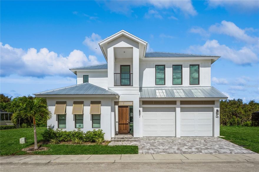 ***OFFERING $25K FOR RATE BUYDOWN OR BUYER CREDIT*** MOTIVATED SELLER!!!! Lease-Purchase Available. Welcome to your coastal
dream home in Avalon, where life slows down, the views take center stage, and every day feels like a getaway. If you love the charm and
elegance of Vero Beach living, this brand-new waterfront residence delivers that same elevated lifestyle with a modern edge. From the moment you walk in, you’re greeted by wide water views, soaring ceilings, and sunlight pouring through impact windows and doors. The open-concept layout feels bright, airy, and effortlessly connected, finished with warm wood floors and clean, contemporary lines throughout. The kitchen was made for gathering. Quartz countertops, custom cabinetry, high-end appliances, and a dramatic waterfall-edge island create a space that’s just as beautiful as it is functional. Whether it’s casual breakfasts or hosting friends, everything flows with ease. Each of the four bedrooms was designed to feel like its own private retreat, all with en-suite bathrooms for comfort and privacy. The primary suite stands out as a true sanctuary, featuring a spa-inspired bath with dual vanities, soaking tub, walk-in rain shower, and elegant marble finishes. Step outside and the lifestyle only gets better. A brand-new pool, spacious patio, and lush landscaping create your own private resort setting. Just beyond, your private dock on the Indian River sets the scene for boating, fishing, or simply unwinding at sunset. And with deeded access to a secluded beach just steps away, you get the best of both worlds — riverfront serenity and oceanfront relaxation. This is more than a home, it’s a coastal retreat designed for those who want luxury, water, and everyday tranquility all in one place.
