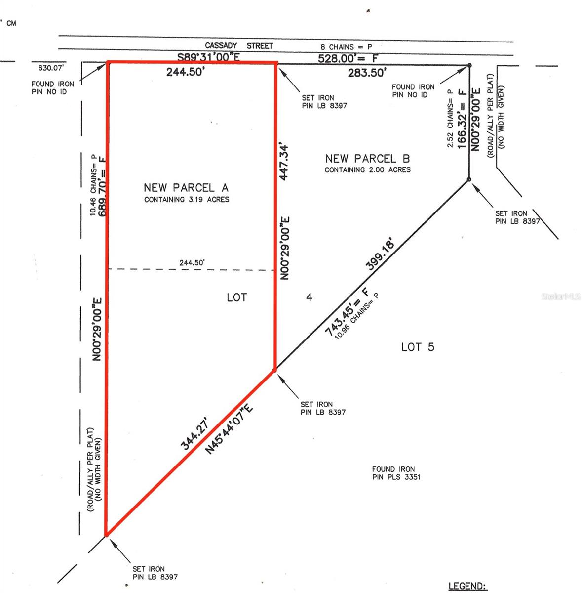 WHITCOMBS SUB - Land