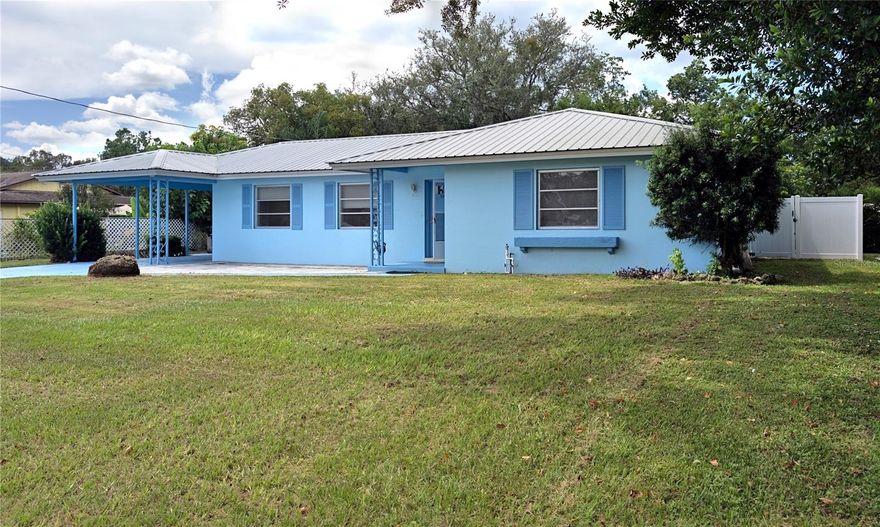Welcome to 9344 Horizon Drive, Spring Hill, FL 34608—a charming single-story home offering 2 bedrooms and a unique Jack-and-Jill bath arrangement featuring two separate bathrooms connected by a shared shower. The home provides 1,241 sq ft of living area and sits on a 0.20-acre lot, creating excellent space for outdoor enjoyment and future improvements, subject to county zoning and permitting.
Inside, the home features a bright living area and a functional kitchen with ample cabinetry, counter space, and a convenient breakfast bar. Step outside to enjoy the screened, covered patio overlooking a fenced backyard, perfect for relaxing or entertaining. Additional highlights include a covered carport for vehicle protection and storage flexibility, plus mature landscaping for established curb appeal. A metal roof was installed in March 2025.
Convenient Hernando County location with easy access to US-19 and Cortez Blvd, nearby shopping, dining, medical facilities, and local recreation, including Weeki Wachee Springs State Park.