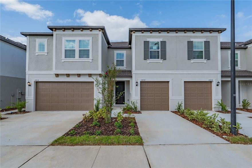 BRAND NEW TOWNHOME FOR RENT!! Welcome to the New Tampa Living, Ideal for busy family living, this two-story townhome includes an open kitchen, dining and family room for ample space, leading to an expansive covered patio for outdoor opportunities. A loft on the second floor separates all three bedrooms, including the peaceful owner's suite with a private full-sized bathroom and a large walk-in closet. Completing the home is a convenient one-car garage. The Townes at Cross Creek is a community offering new townhomes near the bustling metropolitan area of Tampa, FL. there's something for everyone. Schedule your showing today!