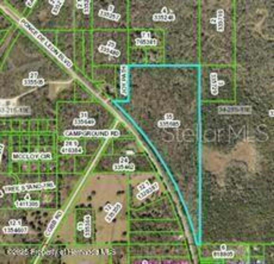 52.9 acres at the intersection of US 98 (Ponce de Leon Blvd) and Cobb Road. Used to be commercial, was changed Ag and greenbelted for Hardwood Timber, for lower property taxes during holding period, should be able to be returned to commercial per seller. Offer can be made contingent upon that rezoning back to commercial. Public Historical Remarks: Section: 33, Township: 21, Range: 19, Exclusions Y/N/U: No, City/County/Special Assessments: No, DOR Use Code: 0 - Vacant Residential, Subdiv #: 0, School Year From: 2020, School Year To: 2021, Mand HOA/COA: No
