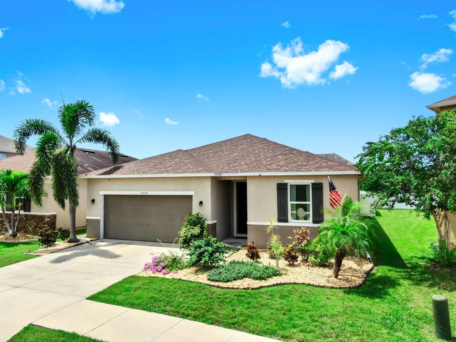 Experience the Florida Lifestyle with Stunning Poolside Sunset Colored Sky!
Welcome to Mirabella, a sought-after community conveniently located near shopping, dining, top-rated schools, and major highways. This beautifully maintained 3-bedroom, 2-bathroom home with a versatile den/flex room offers the perfect blend of comfort and style - with the option to easily convert the flex space into a 4th bedroom.
Inside, you'll love the continuous luxury wood-plank vinyl flooring throughout every room. The chef's kitchen is a true highlight, featuring a double oven, cooktop range, gorgeous granite countertops, a spacious center island for entertaining, and ample storage with wood cabinetry and a walk-in pantry. The open-concept layout seamlessly connects the kitchen, dining room, great room, and outdoor living space.
Step outside to your own private oasis. The screened lanai with paver decking surrounds a sparkling heated saltwater pool with a stone waterfall, creating a tranquil spa-like atmosphere. There's plenty of room for sun loungers, as well as a covered outdoor dining area. A full privacy fence ensures peaceful evenings while you enjoy breathtaking Florida sunsets.
This home has been meticulously maintained with numerous updates, including: Brand new hot water heater (2025), Roof inspection (2025), Pool pavers sealed (2025), Pool heater (2022), New refrigerator (2024) & dishwasher (2021), Water softener & reverse osmosis system for kitchen drinking water, Upgraded farmhouse sink with new faucet, Full interior paint (2021), Flooring (2021), Metal hurricane shutters, rain gutters, irrigation system, attic pull-down ladder, and more! This is a MUST-SEE HOME! Don't miss your opportunity to own a move-in ready pool home that truly captures the Florida lifestyle.