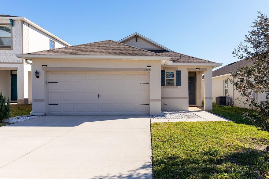 Welcome! This charming three-bedroom, two-bathroom, single-family home offers an excellent opportunity in the heart of Ocoee. Built in 2019, you have peace of mind for years to come, while its modern granite countertops, sleek stainless steel appliances, contemporary design, and cozy pond view create a welcoming atmosphere that provides a pleasant space to enjoy daily. Perfectly positioned, this location provides unmatched convenience with shopping, dining, schools, healthcare providers, recreation activities, and access to SR-429 just moments away. Outdoor enthusiasts will love that the community is connected to the popular West Orange Trail for easy biking, jogging, walking, and rollerblading adventures. Inside the community, the pool is conveniently located just one house over, adding to its appeal. Schedule your showing today and discover the comfort, convenience, and quality that await you in this delightful home.