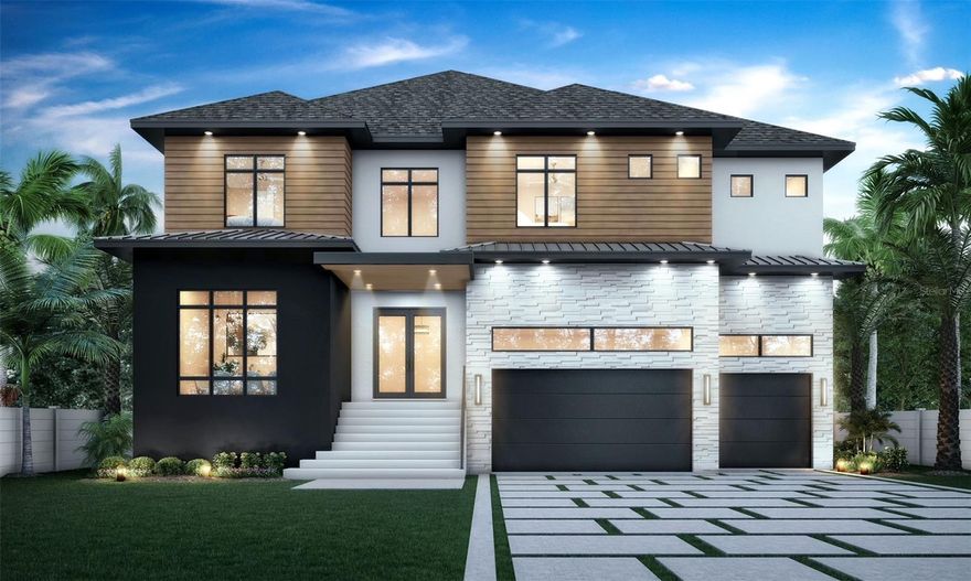 Under Construction. A Spectacular Davis Islands All Block New Construction Pool home built by BayWalk Custom Homes. With superior quality and craftmanship, this home will astound you with its gorgeous high-end finishes and open floor plan. Boasting over 5600 sq.ft, this 5 Bedroom 5 Bathroom with a huge 4 Car Garage home is a true one of a kind. The first floor features a large guest suite with private bath, huge media room, great room, formal dining room, spacious gourmet kitchen with a large island with dinette, and walk-in pantry, Thermador stainless steel appliances, 48" built-in fridge & range w/double oven, marble countertops, and adjacent spacious Breakfast nook. The kitchen opens to the family room featuring a gas fireplace, Pocket sliding glass doors offering plenty of natural light leads out to your spacious lanai with outdoor kitchen. In addition, Functional mudroom as you enter from the garage with along a secondary laundry room. Upstairs, you will find an open loft area, office, 3 secondary bedrooms each with their own private bathrooms and walk in closets, a lavish master suite complete with a large master bath, including a free-standing bathtub, shower with rain-head and a very generous his and hers walk-in closets. Upstairs also has your large Laundry Room(secondary laundry is downstairs) with cabinetry and sink. Some other features include large plank wood floors throughout, beautiful 42-inch wood cabinetry, 10ft Ceilings, Marble, Butler's Pantry, and so much more. Act soon to add your personal touches.