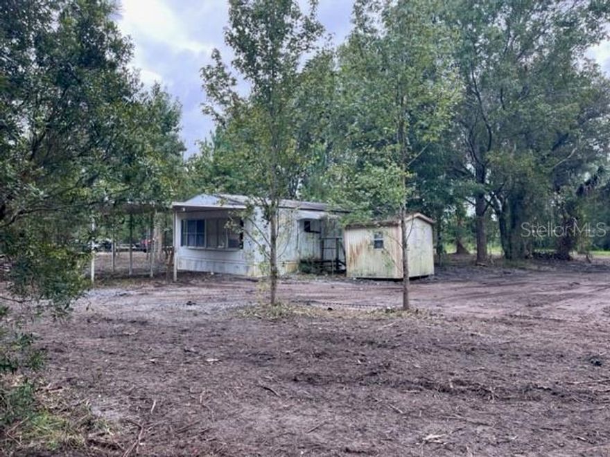 Calling all investors! Here is the perfect handyman special, 1.51 acres of land with a mobile home and shed on it Looking for a project? this is the home, needs lots of work. Or if you just want to put a new one, the lot is clear with well, septic, power and culvert already there. The possibilities are endless!