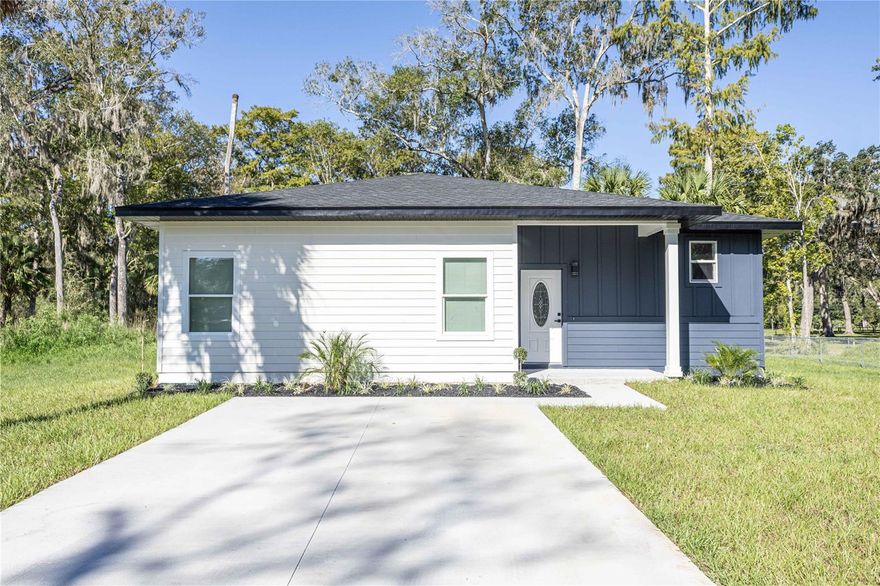 Under Construction. Under Construction. Under Construction. Charming New Construction Home in Indian Estates This model is being built on multiple lots (16, 18, 20, 29) Welcome to your dream home in Lake Panasoffkee, Florida! This brand-new three-bedroom, two-bathroom home is currently under construction and offers an unbeatable combination of style, comfort, and convenience. Featuring durable Hardy Board siding, architectural shingles, quarts countertops, stainless steel appliances. Luxury vinyl plank flooring, LED lighting, among many other finishing, this home is designed to impress. Nestled in the sought-after Indian Estates neighborhood, you’ll enjoy the peace of small-town living while being just minutes away from The Villages, I-75, and the exciting new Middleton campus. Offered at just $223,500, this is your opportunity to own a quality-built home at an incredible value. Some finishes may vary from listing photos, as the property is still under construction. Prime Location: Situated just moments away from the picturesque Lake Panasoffkee and the scenic Withlacoochee River, this home offers unparalleled access to outdoor recreation and natural beauty. Experience the best of Florida living in this exceptional new build. Contact us today to schedule a viewing and make this beautiful house your new home!