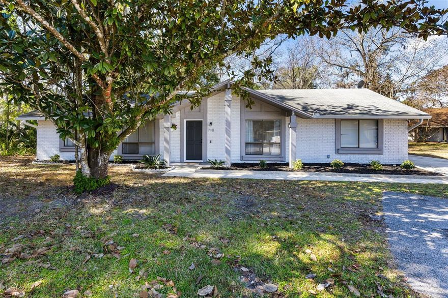 Welcome to 710 Briarwood Drive in highly desirable Winter Springs! This beautifully maintained 4-bedroom, 2-bath home offers 1,769 square feet of comfortable living space, perfectly positioned on a quiet cul-de-sac with a private backyard setting.

Inside, you’ll find Luxury vinyl and tile flooring throughout — no carpet — creating a clean, cohesive look and easy maintenance. The bright white kitchen features stainless steel appliances and opens seamlessly to the main living areas, making it ideal for both everyday living and entertaining. The open floor plan provides excellent natural light and functionality, while the updated bathrooms add a modern touch.

Additional highlights include an indoor laundry room and a spacious backyard with added privacy — perfect for relaxing or hosting gatherings.
Wildwood homes private access to a beautiful pool, playground, tennis courts, volleyball courts, a dog park and excellent schools.  

Located in one of Central Florida's most desirable cities, Winter Springs, this home offers convenience, comfort, and charm all in one.