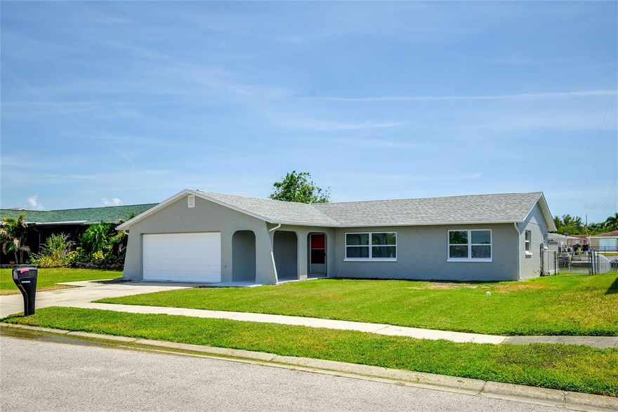Welcome to 3132 Jackson St in Holiday, Florida—where modern updates meet peaceful waterfront living.
This beautifully renovated 2-bedroom, 2-bath home is completely move-in ready and includes a 1-year home warranty, giving buyers added peace of mind from day one.
Inside, you’ll find a fully updated interior featuring a brand-new kitchen with modern finishes, new appliances, updated light fixtures, and durable luxury vinyl flooring throughout, creating a clean and cohesive feel.
Major improvements include a brand-new roof (2025), offering long-term value and confidence in your investment.
Step outside and experience true Florida living. This property features a private floating dock, perfect for boaters, kayakers, and water lovers, with direct access to Lake Conley and the surrounding canal system. Enjoy serene water views, natural vegetation, and local wildlife right from your backyard.
Relax in your screened-in lanai with your morning coffee or unwind in the evening while taking in the tranquil setting and quiet neighborhood atmosphere.
Conveniently located just a short drive from local beaches, shopping, dining, and everyday amenities, this home offers the perfect balance of comfort, convenience, and lifestyle.
Whether you're looking for a primary residence, seasonal retreat, or investment opportunity, this property checks all the boxes and had no water intrusion during Helene or Milton.