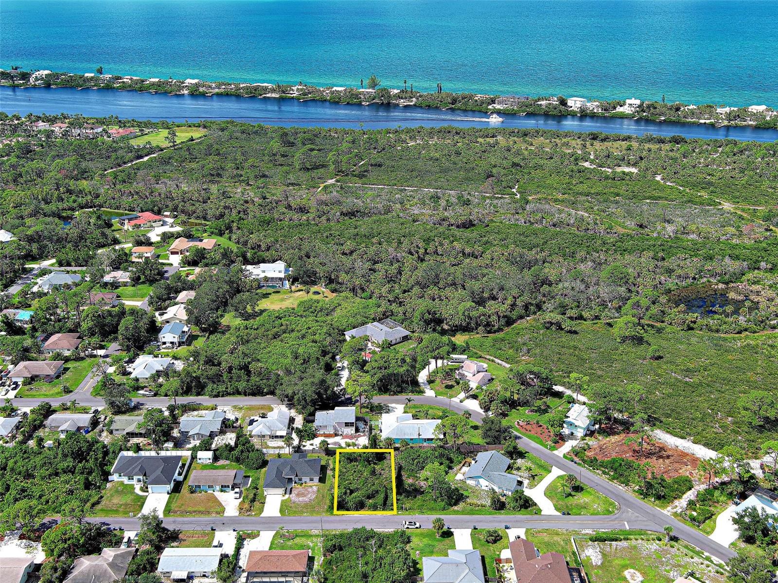 **PRIME LOCATION** Calling all nature lovers and outdoor enthusiasts! This property is just down the street from the 222-acre South Venice Lemon Bay Preserve, which is home to the endemic and endangered Scrub Jay. Experience a peaceful and tranquil environment while hiking the trails, observing wildlife, and enjoying bird watching. The 80X100 lot features a 40-foot buffer to the right, owned by the neighbor. A boundary survey is available, and there are markers on the property.
You can ride your bike or take your golf cart to Manasota Beach, located just 2.5 miles away. It’s also only 6.1 miles from the historic and charming Downtown Venice Island and Venice Beach! Sarasota County's only dog beach, Brohard Paw Park, is situated on Venice Island.
**NO HOA/DEED RESTRICTIONS** means you can park your boat or RV! Join the South Venice Boat Launch for $150 per year or the kayak launch for $100 per year. Access to the South Venice Beach Ferry is just $200 per year, granting you unlimited access to your private beach!
Schedule a visit today! Local builders are available for your convenience.