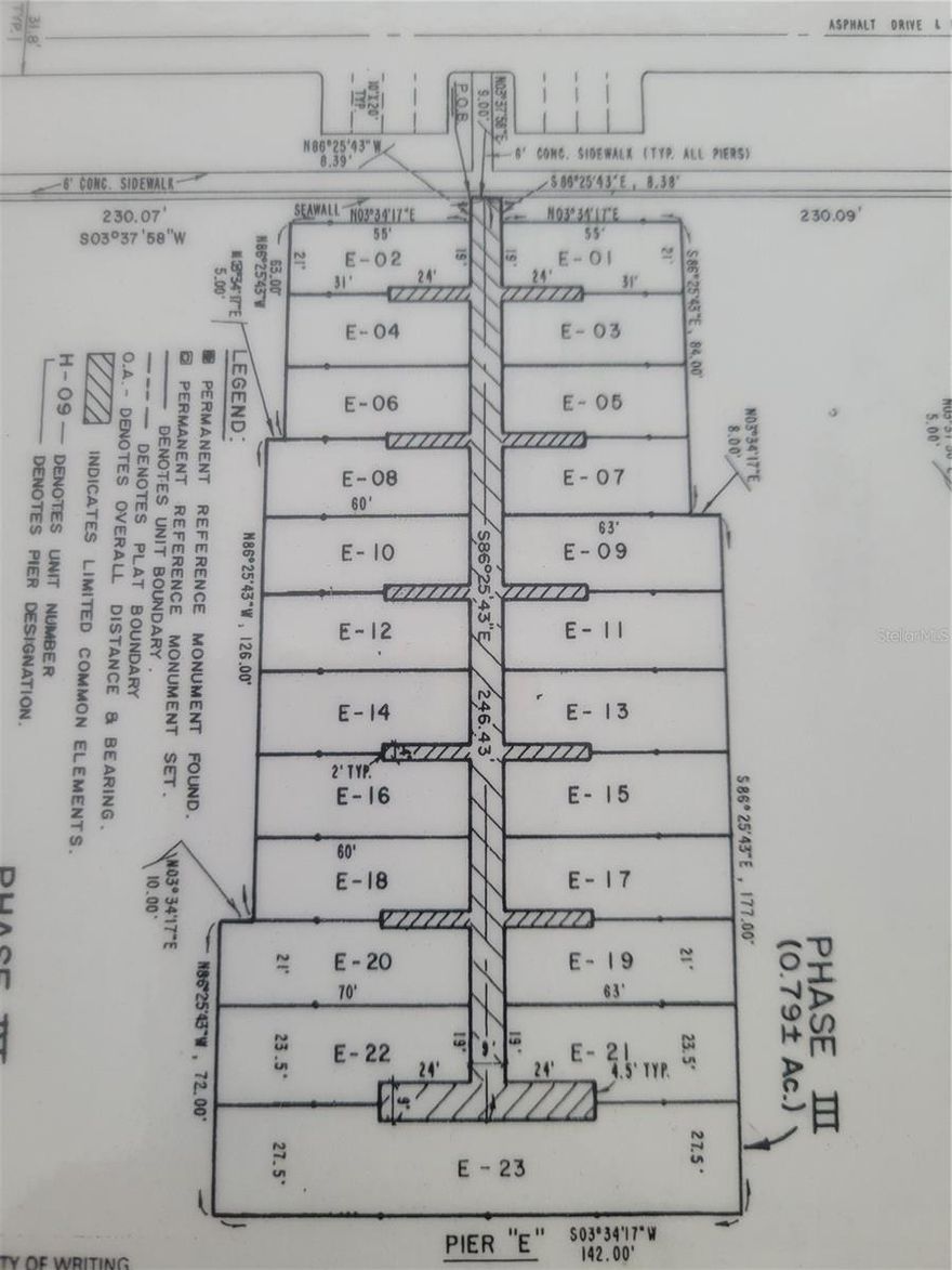 A 60 ft. x 21 ft. Boat Slip at Longboat Key Moorings Marina. This is a Yacht Club slip; purchase of the slip requires purchase of membership in the Longboat Key Club. Enjoy all the amenities of the private Longboat Key Club as a Yacht Club Member. Direct access to Sarasota Bay and the ICW. The deep water marina is as much a luxury resort as any other neighborhood on the island, thanks to individual slip ownership, a Mediterranean-style village that includes restaurants, shopping (close to Publix, CVS, and other specialty shops), recreational and social activities, on-site maintenance and concierge services. Electric, water and wireless internet access at each slip. Free shuttle to St. Armand's Circle. The Marina has everything a boater could need. Yacht Club members have access to private Yacht Club facility which includes private clubhouse with TV, conference table, comfortable furnishings just for relaxing. Exterior amenities include private pool, grills, outside tables, chase lounges, and convenient bathhouse. Other amenities include dining at the Key Club's unique restaurants, Islandside and Harbourside golf courses, tennis courts and beach facilities, Fitness Centre, Mind and Motion Studio, and Spa. Longboat Key Moorings is truly a World Class facility.  All vessels must be approved prior to closing by the Association. A current photo must be submitted. Max length of vessel allowed is 55 LOA, usable beam is 19 ft at the head of the slip.