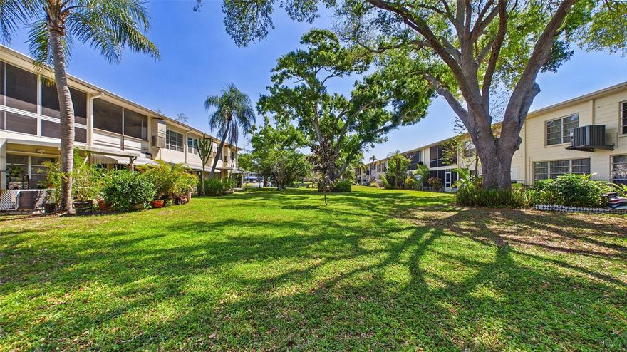 Sun-filled and full of easy, low-maintenance charm, this one-bedroom, one-bath condo is the kind of home that makes everyday living feel effortless. From the moment you step inside, you’ll appreciate the smart one-floor layout, central air, and a bright, comfortable living space that flows beautifully for relaxing, entertaining, or simply enjoying a quiet night in. The mix of carpet and laminate flooring adds warmth and practicality, while ceiling fans help keep the atmosphere light and comfortable year-round. 

The kitchen is equipped with the essentials already in place, including a range, refrigerator, and microwave, making it move-in ready from day one. The primary bedroom offers a built-in closet for functional storage, and the home comes partially furnished, giving you a great head start whether you’re looking for a full-time residence, a seasonal escape, or an investment opportunity. 

One of the biggest selling points here is the lifestyle that comes with it. The covered and screened porch creates an inviting extension of the living space, perfect for morning coffee, evening unwinding, or enjoying the Florida breeze in comfort. Built with block construction and a shingle roof, this residence offers durability along with a classic, easy-care feel. Beyond the unit itself, the community delivers an impressive lineup of amenities designed to make every day feel a little more fun and connected. Residents can enjoy shuffleboard courts for friendly outdoor recreation, car wash stations on-site, community storage, and a welcoming clubhouse that offers so much more than expected, including a library filled with books, a pool room, a piano, aerobics classes, private parties, and more.

Pet-friendly and designed for simple living, this condo checks all the boxes for comfort, convenience, and value. The low monthly HOA fee adds even more appeal, covering water, trash, sewer, internet, cable TV (TV’s are not coming with the sale), exterior maintenance including the roof, and grounds maintenance, creating a truly easy lock-and-leave lifestyle. With common-area laundry, a practical layout, and amenities that bring both convenience and personality, this is the kind of property that feels comfortable, connected, and effortlessly livable. Buyer to verify all information with the association.