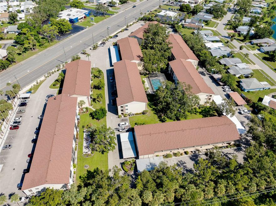 Welcome to Tregate Manor! This ground floor two bedroom two bath home needs nothing and is ready for a quick move in. Located under a mile from Crescent Beach you can live a vacation lifestyle in an affordable condo. This kitchen is well appointed, fully updated and opens right up to the dinning and living room. The primary bedroom is generously sized with a large walk in closet.  The lanai is situated over looking a beautiful landscaped area and pool it is perfect for your morning coffee or evening cocktails. If that's not enough this unit is coming TURNKEY FURNISHED for your convenience. This 55+ community is the perfect place for your retirement or winter retreat. Enjoy a dip in the large covered pool or socializing in the lush courtyard with neighbors. You are sure to make plenty of new friends in the community with plenty of group outings and get-togethers. Low HOA fees in a stable association that include your cable, trash, water. There is even a private gate so you can walk to Publix, shopping and restaurants. Everything the vibrant city of Sarasota has to offer is close by and waiting for you to enjoy!