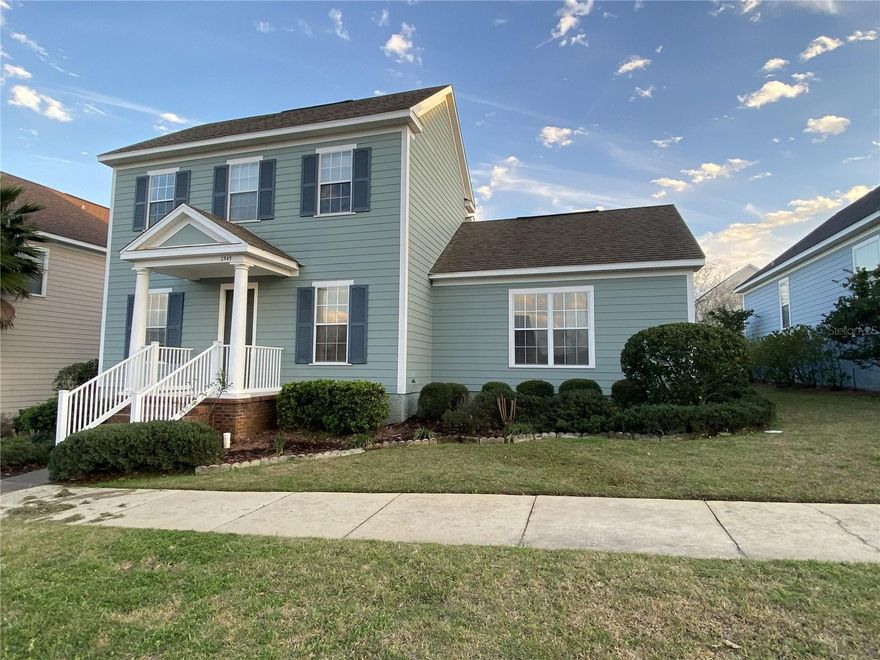 This beautiful house is located at rewards winning Southwood community. The house has 3 Bedrooms + 1 an office or use as 4th bed room, 2.5 Bath with a detached 441 SQ FT 2-cars garage. The total living area is 2203 SQ FT.

There are living room/office, dining room, large family room, breakfast area, kitchen and a separate laundry room in this house. We convert the living room as a separate office with French door, so it can also be used as the 4th bed room. There many windows at south side of the house which make the entire house sunny, bright and warmer in the winter and cool in the summer. 
There is a home office area between the laundry room and kitchen. And there is small study room upstairs between two child bedroom. And bath room has double sink.
Amusement: Southwood community swimming pool, water park and tennis court access are free for the residents here. Nice golf court.
This house will be available on June 20th for $2800/month. The lease will base on Year and No pets is allowed. The renter have to be credit score over 600 and monthly house income over $6,000.

The lease is based on year.