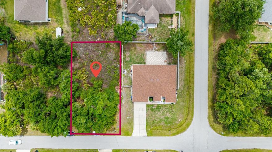 Double lot opportunity in North Port. A rare chance to secure approximately 0.49 acres at an exceptional value. This lot, when combined with the adjacent home MLS A4688800, creates a unique opportunity to own expanded land, added privacy, and long-term potential in a growing area.

This 0.23-acre lot measuring approximately 80 by 125 feet, totaling 10,000 sq ft, is situated on a paved road in a quiet residential neighborhood surrounded by established homes and new development. The adjacent home sits on a 0.26-acre lot, bringing the total combined size to approximately 0.49 acres when purchased together.

Whether you are looking to build a second residence, expand your outdoor space, or invest for the future, this property offers a variety of possibilities. The lot provides a level, buildable surface with utilities nearby, making future construction simple and cost effective. With no HOA and no strict build timelines, you have the flexibility to build at your own pace.

The lot is intended to be sold together with the home. In the event the home is sold without the lot, interested buyers may be placed on a waitlist and will be contacted if the lot becomes available separately.

Conveniently located near shopping, dining, parks, and everyday amenities, with easy access to major roads for commuting. The adjacent home is also on the market, and the seller will prioritize buyers interested in purchasing both properties together, maximizing space and potential.

Do not miss your chance to secure land in this rapidly growing area.