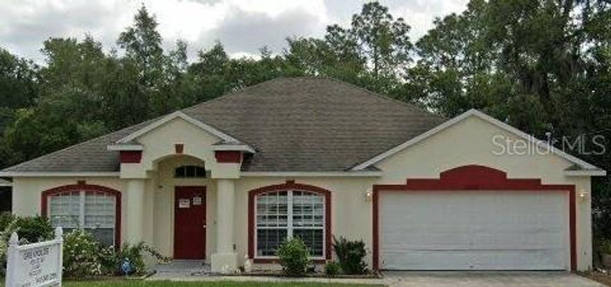 This Spacious open floor plan 4 bedroom, 2 bath home is 1808 heated sq ft built in 2005. Currently leased as an assisted living facility through 8/31/2026. This well-maintained property sits on a beautiful lot and offers an excellent investment opportunity or future residence. NO HOA, NO CDD and NOT in a Flood zone!!