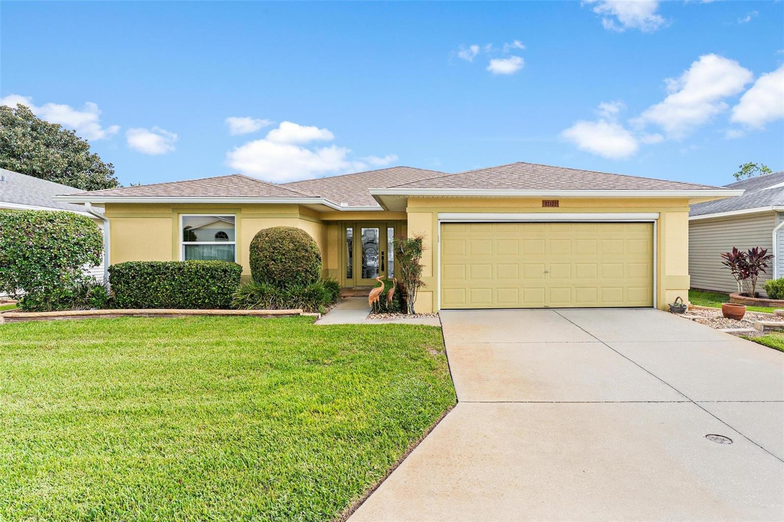 If you’re looking for a move-in ready, meticulously maintained home, look no further! Nestled in the desirable gated golfing community of Pennbrooke Fairways, this 3-bedroom, 2-bath beauty is a true gem. From the moment you pull into the driveway, you’ll fall in love with the curb appeal and welcoming covered front porch. Step inside to find an open, flowing layout with NO carpet throughout, perfect for year-round living or as a seasonal retreat—just bring your toothbrush, this home is turn-key! The light and bright kitchen, complete with granite countertops, opens seamlessly to the dining and family room, making entertaining a delight. You’ll adore the tranquil screened lanai with its peaceful pebbled garden and stunning views of nature, woods, and the pond—no rear neighbors for ultimate privacy! The dinette offers electric window treatments, while the spacious primary suite boasts plantation shutters, sliders to the lanai, and a beautifully updated bathroom with granite countertops, solar tubes for natural light, a walk-in closet, Jacuzzi tub, and custom walk-in shower. Bedrooms 2 and 3 are tucked at the front of the home and share a full bath with a shower/tub combo. The inside utility room includes a washer, dryer, and sink. Major updates include a roof (2016), A/C (2019), water heater (2014), and all new windows (2017). And the amenities? Endless! Forget the lawn mower—HOA covers lawn care, cable, internet, plus access to fitness, card rooms, billiards, ping-pong, library, swimming pools, tennis, shuffleboard, bocce ball, pickleball, RV & boat storage, and three 9-hole golf courses (1 regulation, 2 executive). This is E-Z-4-U living at its finest! Don’t wait—start living your best life today in Pennbrooke Fairways!