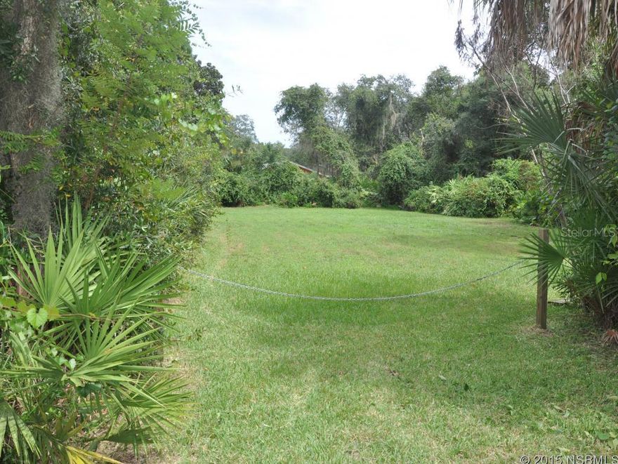 This wonderful large corner lot (get 2 lots for the price of 1) is located in the desirable Sunset Drive/Art Center Area.  Build your dream home on already cleared 1/3 acre and enjoy the quiet and peaceful neighborhood & surroundings. This great piece of land offers a perfect location, great price and room for a big pool and a great garden.   Get your kayak ready! Water access is right around the corner! Access to the Turnbull Bay/river is within walking distance! Possible well access, lot is already cleared. Survey is complete and there are no HOA fees. Price includes both lots with total 13961 SQF - Just the lots 827 & 828 are for sale.