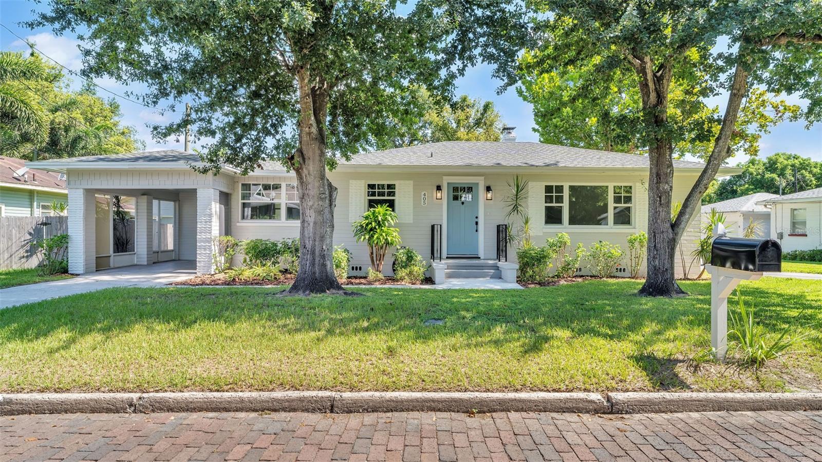 Charming Remodeled Home in the Heart of Historic Dixieland
Welcome to this beautifully updated 2-bedroom, 2-bath block home, perfectly situated on a picturesque brick-lined corner in Lakeland’s beloved Dixieland Historic District. Just a short walk to scenic lakes, eclectic boutiques, and the vibrant downtown scene, this home offers the ideal blend of character, convenience, and modern comfort.
Step inside to discover a thoughtfully remodeled interior featuring a fully updated kitchen and bathrooms with granite and quartz countertops, shaker-style cabinetry, and stylish designer finishes throughout. Recent upgrades include a brand-new roof, new gas water heater, new windows, fresh interior and exterior paint, updated flooring, a newer AC system, and generous storage space. The covered carport with an attached storage area adds extra functionality.
Set on an oversized corner lot, the property also offers excellent potential for a detached garage or Accessory Dwelling Unit (ADU)—perfect for guests, a home office, or additional rental income. (Buyer to verify with city/county permitting.)
Whether you're a first-time buyer, downsizing, or looking for a smart investment, this home delivers versatility, curb appeal, and location—all in one of Lakeland’s most walkable and welcoming neighborhoods.
Schedule your private tour today!