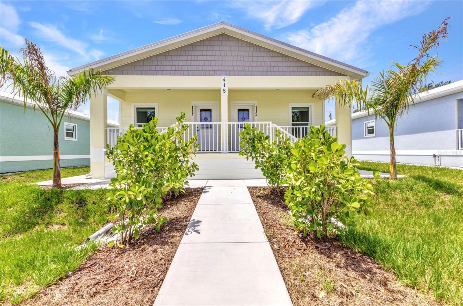 Brand new duplexes MOVE IN READY! Each Unit contains 2 bedrooms and 2 bathrooms. All featuring ceramic tile throughout, granite countertops, wood cabinets, and walk in closets. Washer and Dryer included! All on city water and sewer ! NO HOA! Located within walking distance to elementary, middle & high schools, restaurants, downtown, Starbucks, shopping, entertainment, fishing, boating and more! Also walking distance to South County Sports Complex including basketball courts, baseball fields, soccer fields, tennis, pickle ball, swimming, remote control car and boat racing, and frisbee golf! Close to I-75, the airport, US-41, and less than an hour to nearby beaches.
