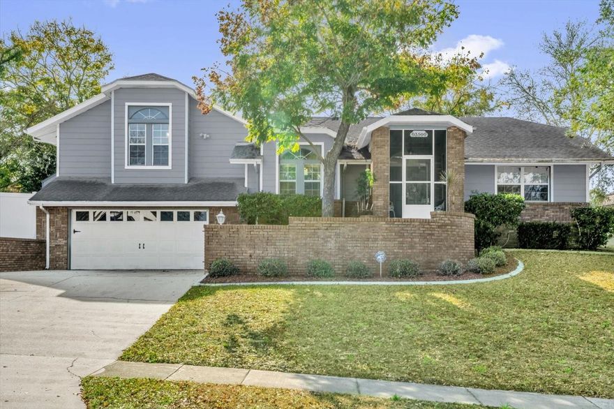 SELLER OFFERING BUYER CREDIT OF $15,000 FOR CLOSING COSTS OR PREPAIDS
From the moment you arrive, this home welcomes you with warmth, space, and endless possibilities. This spacious 3-bedroom, 2-bath split-level home features fresh interior paint and a freshly painted exterior façade, complemented by beautiful stonework that adds timeless curb appeal. Inside, the open-concept main living area showcases vaulted ceilings, rich hardwood flooring, and a warm, inviting kitchen with updated countertops in both the kitchen and guest bath. The expansive primary suite is thoughtfully elevated, offering a private retreat. Step outside to enjoy a caged pool and large enclosed patio—perfect for relaxing or entertaining in the expansive backyard. The converted garage is versatile and can become an extra bedroom, office, in-law suite, mancave, home gym, or even a potential rental space. Ample storage throughout ensures plenty of room for everything. Tucked away in a peaceful neighborhood with NO HOA and exceptional privacy, but still close to shopping centers and highways you won’t want to miss this one!