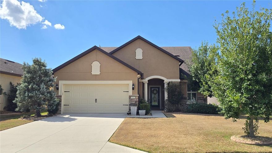 Wake up to breathtaking golf course views from this highly sought-after Martin Ray model, perfectly positioned on a premium lot overlooking the 6th hole tee box in the gated 55+ community of Stone Creek.
This beautifully maintained 3-bedroom, 3-bath home with flex room and loft offers the ideal blend of luxury, comfort, storage, and functionality.
Step inside through the new glass front door inset and experience bright neutral tones, abundant natural light, and elegant finishes throughout. The open-concept kitchen is a true showpiece, featuring quartz countertops, a large island with a striking stone accent base, custom-designed pantry, upgraded Kitchen Aid stainless steel appliances, cabinet pull-outs, and ample storage — perfect for entertaining.
The spacious living area is anchored by an electric fireplace and flows seamlessly through glass sliders to the screened-in lanai, where you can relax and enjoy peaceful golf course views year-round.
The renovated primary suite is a private retreat, offering a custom walk-in closet and a spa-inspired bathroom with a Roman-style step-in shower. Beautiful plank flooring, crown molding and Plantation shutters add timeless sophistication throughout the home.
Upstairs, the versatile loft includes its own secondary AC zone controller for enhanced energy efficiency — this amazing space is ideal on so many levels - use it for guests, an adult child attending school, a hobby space for artists or crafters, or perhaps a man-cave theater area, plus it has a plethora of extra storage!
Additional highlights include: extended garage with 4-foot bump-out, perfect for extra storage or a golf cart, recently repainted exterior and interior, decorative concrete curbing and river rock ground cover, the additional flex room and the premium golf court lot.
Located in the resort-style, active adult community of Stone Creek, residents enjoy gated security and world-class amenities designed for vibrant 55+ living.
This is more than a home — it’s a lifestyle!
Schedule your private showing today and experience golf course living at its finest. (Professional photos coming soon!)