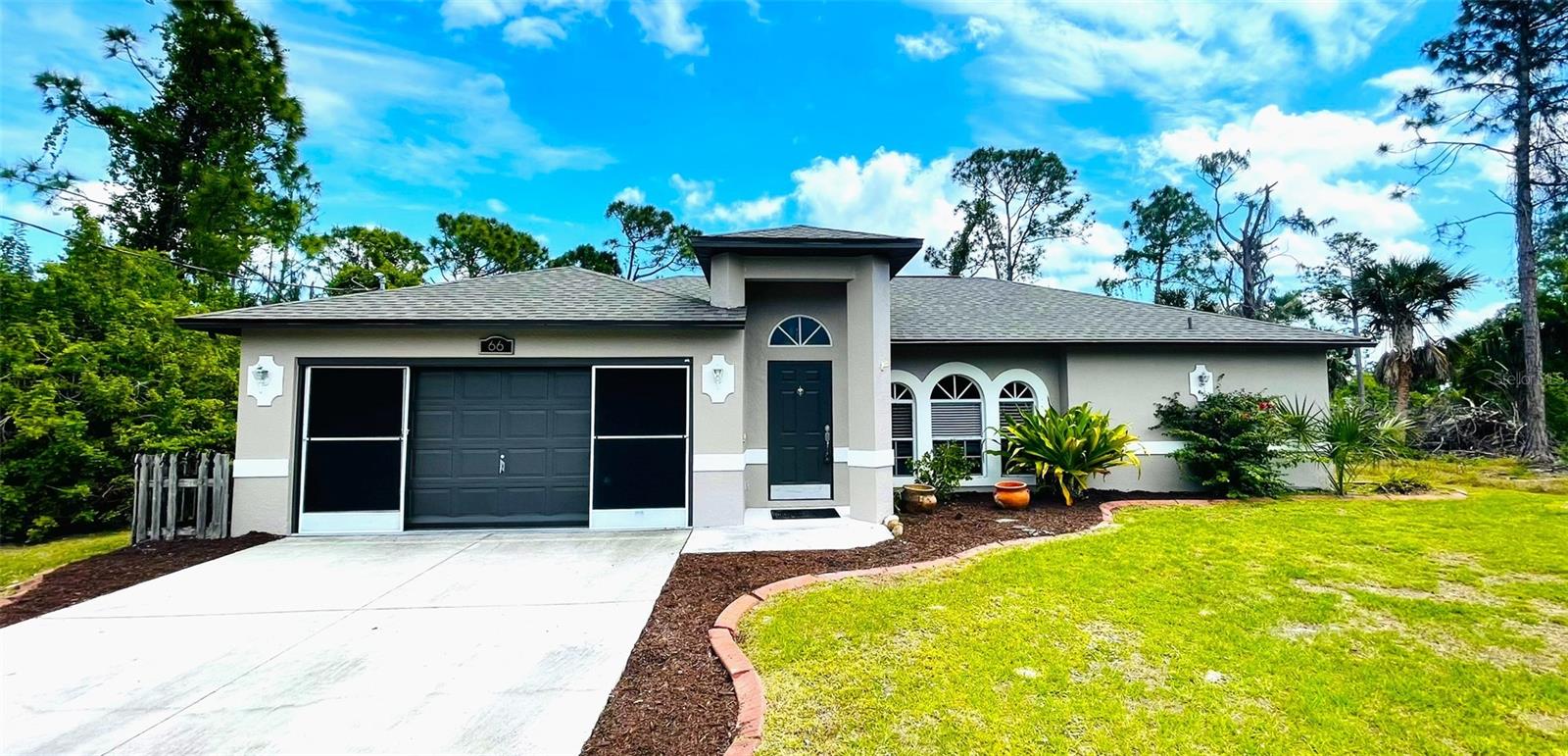 ANNUAL Rental – Port Charlotte - Single-family home on a Freshwater Canal. This 3 Bedroom, 2 Bath home features a convenient 2-car attached garage, with no HOA and no deed restrictions. Large living room with high ceilings and an abundance of natural light. The adjoining dining area seamlessly transitions into a well-appointed kitchen, complete with ample cabinetry, generous counter space, a breakfast bar, and a closet pantry. The laundry room is located off the kitchen, with washer/dryer hookups, a utility tub, and extra storage. Enjoy the thoughtfully designed split bedroom floor plan, which places the primary bedroom with Dual walk-in closets and an Ensuite Bathroom on one side of the home, while 2 additional bedrooms and a guest bath (with backyard access) are located on the opposite side. The screened-in covered lanai is accessible from both the living room and the primary bedroom, providing a perfect spot for morning coffee and evening relaxation. The property features a large backyard with a 13x6 concrete patio and a fire pit. Built in 2005, this home offers 2,105 sq. ft. of comfortable living space. New Roof in 2023 and updates including a water heater in 2021and AC 2019. Plus there are whole house Hurricane shutters and garage door screens. Located just off Veteran’s Blvd, you have easy access to I-75, Tamiami Trail (US 41), and 776, placing you close to schools, shopping, restaurants, and entertainment and just a short distance to Downtown Punta Gorda, the Sunseeker Resort, and the Charlotte Sports Park—home of the Tampa Bay Rays Spring Training. Come experience all that Charlotte County has to offer including Fishing, Boating, Gulf beaches, Barrier islands, Golf, Tennis, Pickleball, Farmer’s markets, Concerts, Festivals, and Breathtaking Sunsets. Schedule your private showing today!
