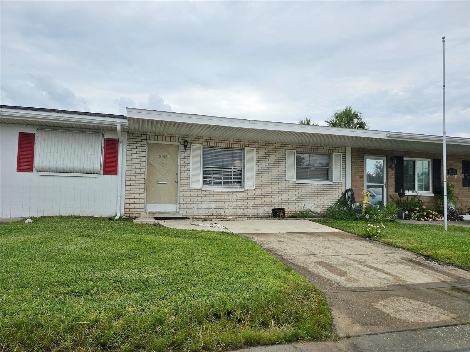Check out this affordable 1 bed 1 bath condo. Nice size living area with separate dining. Gas stove with a good amount of cabinet and counter space. The primary bedroom is a generous size that can fit a king bed. There is a bonus room (Florida room) leading to the back of the condo with beautiful scenery. Enjoy this active 55 plus community with a nice size pool and club house. new HVAC. 55 plus community. Springwood Villas community has a heated pool, sauna, library, clubhouse , shuffleboard courts and social activities.