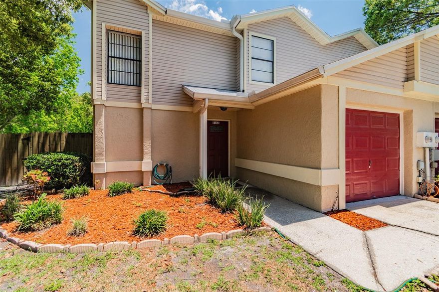 Welcome to this a charming 2-story townhouse in the heart of Northdale. This doll-house style home offers 3 spacious bedrooms upstairs, including a private primary suite, and a thoughtfully designed main floor plan. Downstairs, you will find a large living and dining area, a kitchen with a walk in pantry, and a convenient half bath. The home also includes a one-car garage and has only one attached neighbor, allowing for plenty of natural light throughout. Step outside and enjoy your extra spacious covered and screened in porch. Plus an expansive, fully fenced backyard-a rare find in townhouse living. The community features a beautiful pool, playground, and scenic lake views. Available now-don't miss this opportunity!