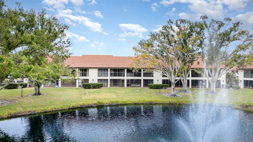 Welcome to this beautifully renovated turnkey-furnished 2-bedroom, 2-bathroom condo in the sought-after Estancias of Capri Isles. Offers 1% lender credit at closing. This second-floor unit offers a perfect blend of modern upgrades, comfort, and convenience in a peaceful community setting. The newly remodeled kitchen features ample storage, recessed lighting, and generous counter space, making it ideal for cooking and entertaining. A stylish updated bar area with a bar fridge adds both charm and functionality. Both bathrooms have been tastefully updated, and new tile flooring flows seamlessly throughout the living room, dining area, kitchen, and lanai for a cohesive, modern look. The open-concept living space extends to a screened-in, tiled lanai, where southern exposure fills the home with natural light and offers serene views of a tranquil fountain and lush open space—a perfect retreat for morning coffee or evening relaxation. New roof (2025). This listing has no outstanding legal action The spacious bedrooms provide a comfortable escape, with the primary suite featuring an updated ensuite bathroom for added privacy. This condo also includes an assigned carport to protect your vehicle. Residents of Estancias of Capri Isles enjoy fantastic community amenities, including a refreshing pool, clubhouse, and beautifully maintained walking paths. The HOA covers cable, internet, and all lawn maintenance, allowing for a truly hassle-free lifestyle. Golf enthusiasts will love the proximity to Capri Isles Golf Course, while those seeking dining, shopping, and entertainment will appreciate the condo’s location near grocery stores, restaurants, and local attractions. With downtown Venice and Venice Beach just minutes away, you’ll have easy access to the area’s best coastal experiences. Convenient access to major highways ensures seamless travel to surrounding areas. This stunning, move-in-ready condo offers the perfect blend of style, convenience, and community living. Schedule a private tour today and start enjoying the Florida lifestyle!