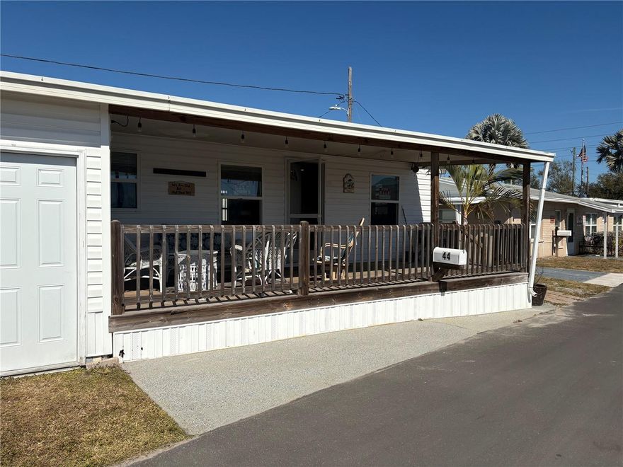 LOCATION, LOCATION, LOCATION!!! Completely renovated, meticulously remodeled, and fully furnished, this stunning 2-bedroom OR 1-bedroom + flex space, 1-bath home is located in the desirable Oasis Mobile Home Park, a 55+ co-op community offering low-maintenance Florida living at its finest. This home has been freshly painted and features new flooring throughout, along with new lighting in both the kitchen and bathroom. Presented in excellent condition, the interior offers a clean, bright, and fully furnished environment, thoughtfully designed for easy, comfortable living. The updated eat-in kitchen provides ample cabinetry and a welcoming layout, while the engaging living room is highlighted by abundant windows on both sides, filling the space with natural light. The modern open floor plan flows beautifully and enhances the home’s airy feel. Enjoy outdoor living year-round on the impressive 410 sq ft covered porch, perfect for relaxing or entertaining. Additional features include an attached shop with washer and dryer and generous storage, plus a rear shed for even more storage space. The low HOA fee of just $143/month covers water, sewer, garbage, and lawn service, making this an affordable and worry-free option. Ideally located less than 5 miles from Ind Rocks Beach, you’ll be just minutes from some of Florida’s finest beaches, as well as restaurants, parks, and endless activities. Plus, enjoy walking distance to Largo Mall, featuring nearly every shopping option imaginable. Whether you’re looking for a full-time residence or the perfect seasonal getaway, this move-in-ready home truly has it all and is priced to sell. Schedule your private showing today—this one won’t last!