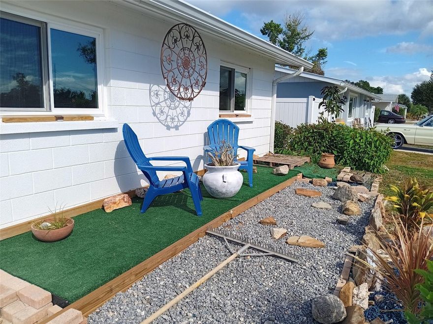 UNIQUELY STYLISH HOME With backyard oasis and creative, meticulously landscaped lot.

Centrally located with easy access to Sarasotas famously sought after  beaches, Dining and entertainment.
NO HOA/CDD FEES OR DEED RESTRICTIONS.
The long list of features include but are not limited to:

NEW ROOF
RECENT AC
RECENT IMPACT RESISTANT WINDOWS
NEW PLUMBING THROUGH OUT
TERRAZZO FLOORING
MULTI VEHICLE GARAGE
FRENCH DOORS
A HEATED IN GROUND LIT POOL

2 GENERATORS CONVEY!!

This property is a must see. Absolutely perfect for entertaining as well as for those who
Prefer quiet time poolside.
Evening pool time is enhanced by the multi functional  lights of different colors as seen in the pictures.
The landscaping on the property is something to be appreciated. Done by the seller, A gifted landscape
Designer. Everything about this home has been done with love and care with unique touches to prove it.
The lot is made up of beautiful Tennessee flagstone, Brazilian Imported cactus trees, Salmon Hibiscus, 
Gardenia Trees, Bougainvillea Red Shrubbery, Big blue Cactus, 6 other different breeds of cactus, Ponytail
Palms, shells and white rock making the grounds maintenance free so you can better spend your time poolside.

The Terrazzo flooring Pops as soon as you walk through the front door giving this unique home a distinct European 
Feel throughout.
The combo living and dining areas open and lead into The bonus room where you can enter the outdoor oasis through 
French doors.
The pool area is where the magic happens!

In the living area conveys an 65 inch TV With KEF Quality Home stereo speaker set up which also conveys.
Also conveys is a Beautiful Pullout sofa bed. This breathtaking, creatively designed home also has 5 ceiling fans,
A 55 gallon water heater, an upgraded electrical box, black out tinted windows, wind resistant impact windows, Barn doors
As well as other unique nuances that will raise an eyebrow as you walk through!

LOCATION, LOCATION, LOCATION…Bobby Jones recently designed GOLF COURSE NEARBY AS WELL AS WELL AS ORIOLES BASEBALL TRAINING PARK!

Come see this gem for yourself! You will be glad you did…