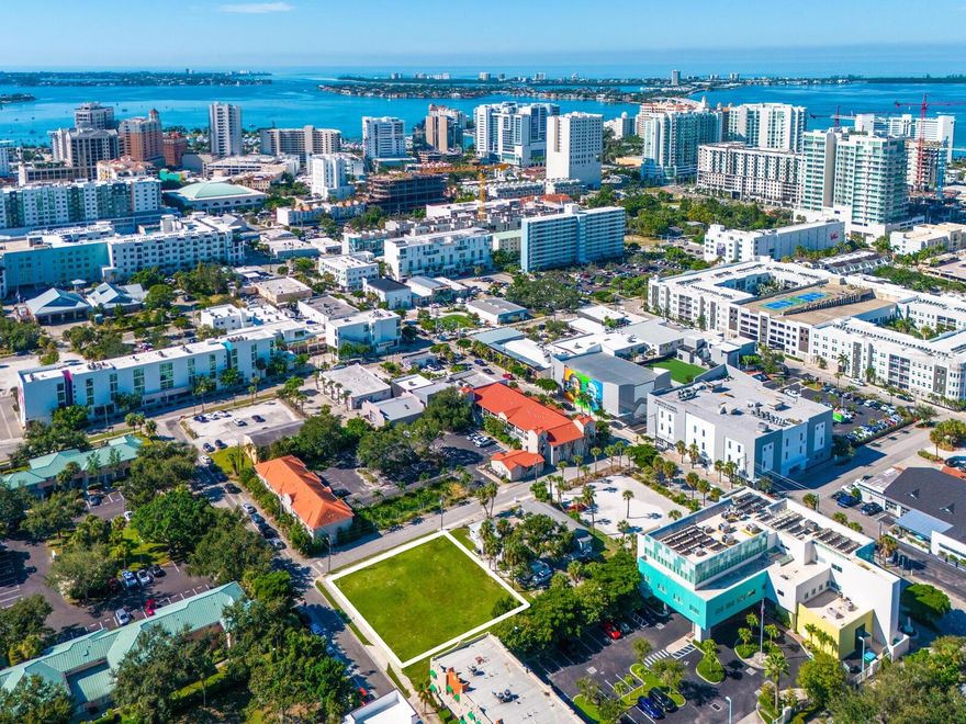 Permit-ready opportunity in Sarasota’s red-hot Rosemary District. A rare chance to build lifestyle-driven homes in one of Sarasota’s fastest-growing urban neighborhoods. This shovel-ready project is designed for buyers who want modern design, abundant outdoor living, and walkability—all the essentials for today’s millennial and empty nester markets. Project highlights include: a permit-ready space, construction can begin in just 60 days. Potential for six three-story townhomes, each with four bedrooms, three full baths, two half baths, as well as private pools and guest houses—luxury features that set this community apart. Multiple terraces, patios, and outdoor kitchens will provide expansive outdoor living space. Private two-car garages for every residence. Large residences at over 2,800 square feet. Priced from $2,693,000 with light, bright contemporary architecture and impact glass up to the latest hurricane standards. The projected sales volume is over $16,000,000, with a projected profit potential of $4,426,000 (Pro Forma available). An advantageous location, the project is just steps from The Bay Sarasota, a 53-acre waterfront park, two blocks from Sarasota School of Arts and Sciences (SSAS), is surrounded by 65 restaurants within six blocks, and sits just minutes to downtown shopping, theaters, arts districts and St. Armands/Lido Beach. Located in Flood Zone X, a safer, elevated land designation. Adding to the sought-after location is the stunning urban design across 7th Street. The award-winning Sarasota and Rosemary District architect, Halflants & Pichette, has designed a condominium project with a rooftop pool, fitness center and clubhouse coming at southwest corner of 7th/Cohen Way. Why this project wins? This condominium development lives like single-family homes—offering privacy, scale, and unparalleled outdoor space. With demand outpacing land supply in Rosemary, this is a timely opportunity to shape the district’s next chapter. Completion possible within 18 months of groundbreaking. Optional advantage - buyer may retain the current builder/owner to streamline construction.