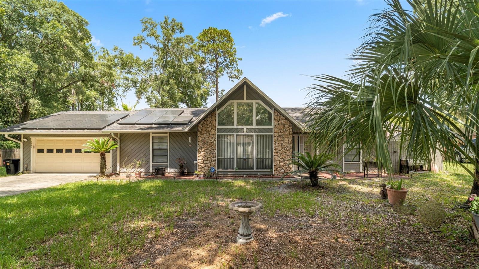 Charming Southwest Gainesville Home with Pool & Privacy.
Discover this inviting 3-bedroom, 2-bathroom split-plan home nestled in the convenient SW Gainesville neighborhood, Pine Glade. This home is filled with natural light, the open layout creates seamless flow from the spacious living room through the dining area to the well-appointed kitchen - perfect for daily living and entertaining.
The thoughtful split floor plan offers privacy and comfort, while the two-car garage and expansive driveway provide ample parking and storage. Step outside to your own private oasis featuring a sparkling in-ground pool with attached spa, all enclosed within a peaceful screened area. The private backyard offers additional storage options and serves as your personal retreat from the everyday.
Ideally located for easy access to Gainesville's amenities while maintaining the tranquil feel of suburban living. Walking distance to Oak Hall School and O2B Kids. 6 Miles to UF campus and Shands Hospital. 4 miles to Santa Fe College. This well maintained home combines comfort, convenience, and recreation in one attractive package.