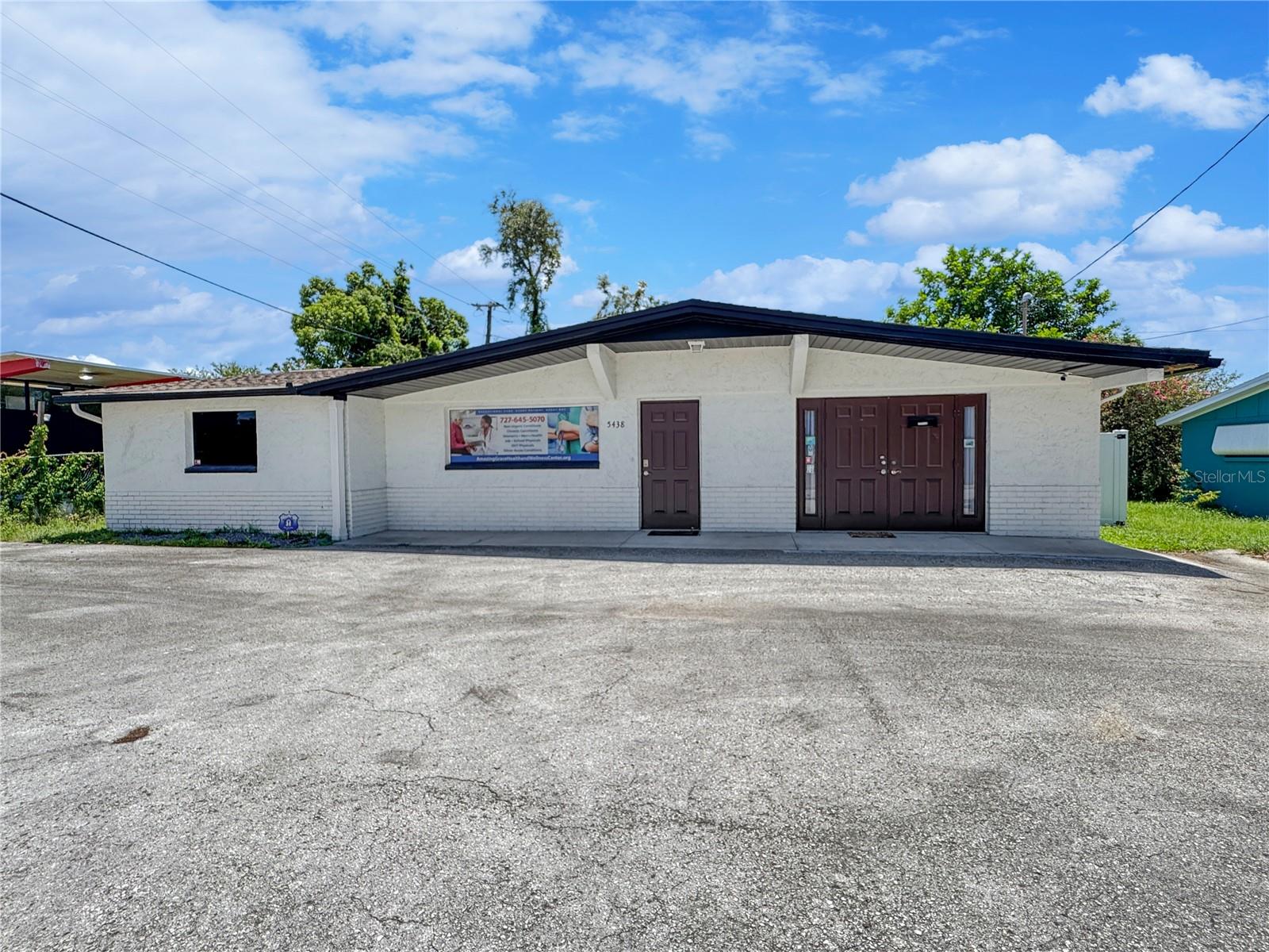 Move-in ready ±1,488 SF professional office space featuring 3 private rooms, a spacious reception area, break room with kitchenette, storage/file room, and two restrooms. Convenient location with on-site parking and easy access to US-19.