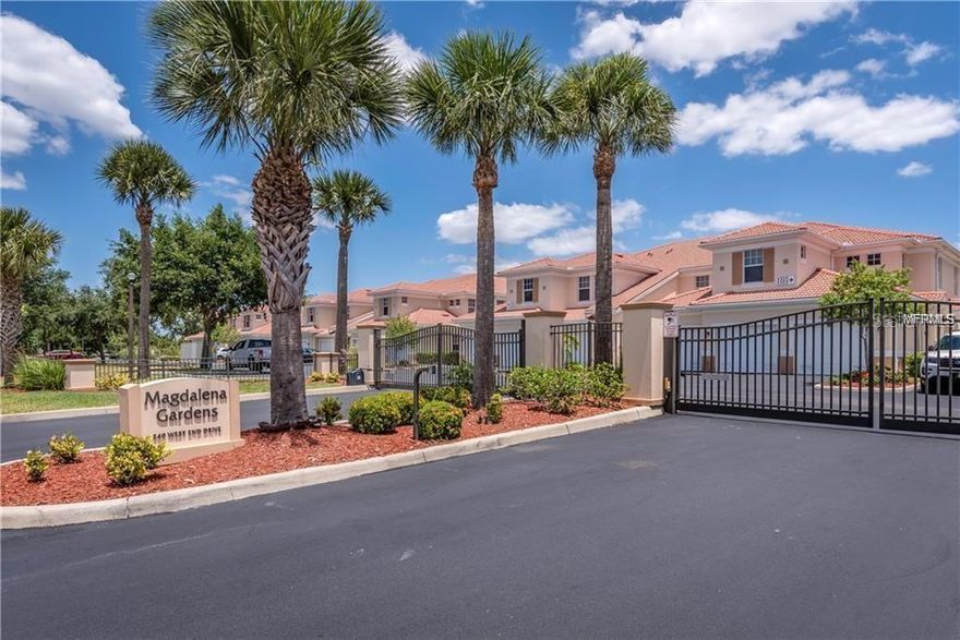 Exceptional rental with a private garage!! Great central Punta Gorda location! Close distance to Historical Downtown, Fisherman Village, Charlotte Bay, shopping dinning and more. Few minutes away from US41 and I75. Magdalena Gardens is located directly to PG Civic Center that is offering for minimal fee fitness center and tennis court and other activities. This gated community offers heated swimming pool, spa and cabana. The unit 1212 is furnished with granite counters, stainless steel appliances and tile flors throughout the whole condo. For convenience the laundry is located in the unit. IT's nicely and tastefully furnished, so just bring your suitcase and enjoy sunshine!
The seasonal rent is $1900 a month plus 12% FL tourist tax. An annual rent comes with choice to have the condo furnished or unfurnished The rental fee includes: water, basic cable, garbage collection, HOA fee and ground maintenance. It's not too late to come to Sunshine State for a winter season or move to this beautiful condo!!!