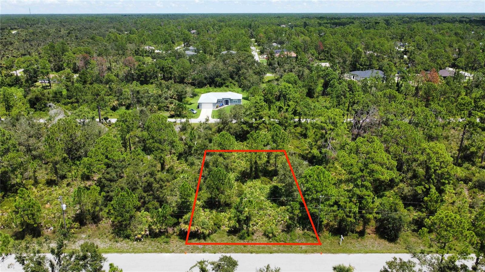 Location, location! Building lot in central North Port. Minutes to all services, schools, interstate exit 182. No scrub jays or other issues. **Assemble with adjacent properties for a bigger lot.** Short driving distance to Warm Mineral Springs, Atlanta Braves Stadium, master-planned Murdock Village area and the upcoming Downtown Wellen development.
** Full price offers only on this property **