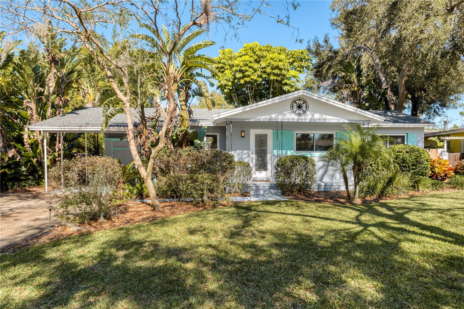Here's your opportunity to own a charming Winter Park bungalow with convenient access to 1792, I4, and all of the best shopping and dining in Winter Park, Maitland, and College Park. On the exterior of the home, you'll appreciate with the mature landscaping and the very low traffic, dead-end street that is Eland Ave. Notable systems include the roof, which was replaced in 2015, the 2018 windows, and the HVAC, which was replaced in 2022. In the backyard, the pool and hot tub provide an oasis environment that you're sure to fall in love with. The pool was resurfaced in 2023, along with new pavers, LED lighting, and tile so it looks and feels brand new! The hot tub was added in 2018 and will convey with the property. Inside, the space is perfect for entertaining and the layout is highly multifunctional. The kitchen overlooks the family room with all of its natural light and original wood flooring and there is a large bonus room, ideal for a home office or a playroom/secondary living space depending on the buyers' needs. 3 bedrooms and 2 bathrooms can be found down the hall. Additional upgrades to this property include windows, exterior LED lighting, and the irrigation system. This home is zoned for Hungerford Elementary, which is an OCPS Magnet Program for Advanced Curriculum (STEAM). In less than 10 minutes, you can get from this property to Park Avenue (6 minutes), Hannibal Square (7 minutes), Winter Park Village (5 minutes), Edgewater Drive (7 minutes), I-4 (3 minutes), Rollins College (10 minutes), and Lake Lily Park (6 minutes).