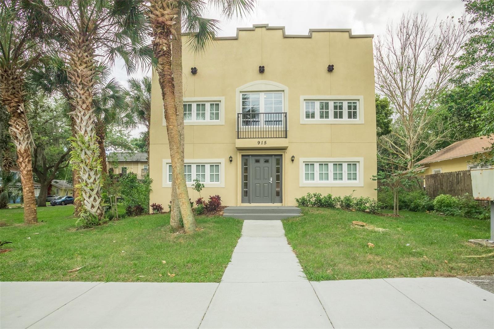 Presenting a prime multifamily apartment investment opportunity in the Lake Morton Historic District! This exquisite 12-unit apartment building has been fully renovated in the North Building and partially remodeled in the South Building. As a contributing property in the district, its Mediterranean Revival architecture is both captivating and historically significant. The building beautifully blends classic charm with modern updates, having been thoughtfully restored to preserve its historical character while incorporating contemporary amenities. Each unit is fully renovated, featuring brand-new appliances and updated fixtures, offering tenants a comfortable, modern living experience. Additional amenities include an on-site laundry facility for tenant convenience and a spacious courtyard where residents can relax and enjoy Florida’s wonderful climate. This is a rare opportunity to own a beautifully restored historic building in the heart of Lakeland. Don't miss the chance to add this exceptional multifamily property to your investment portfolio!